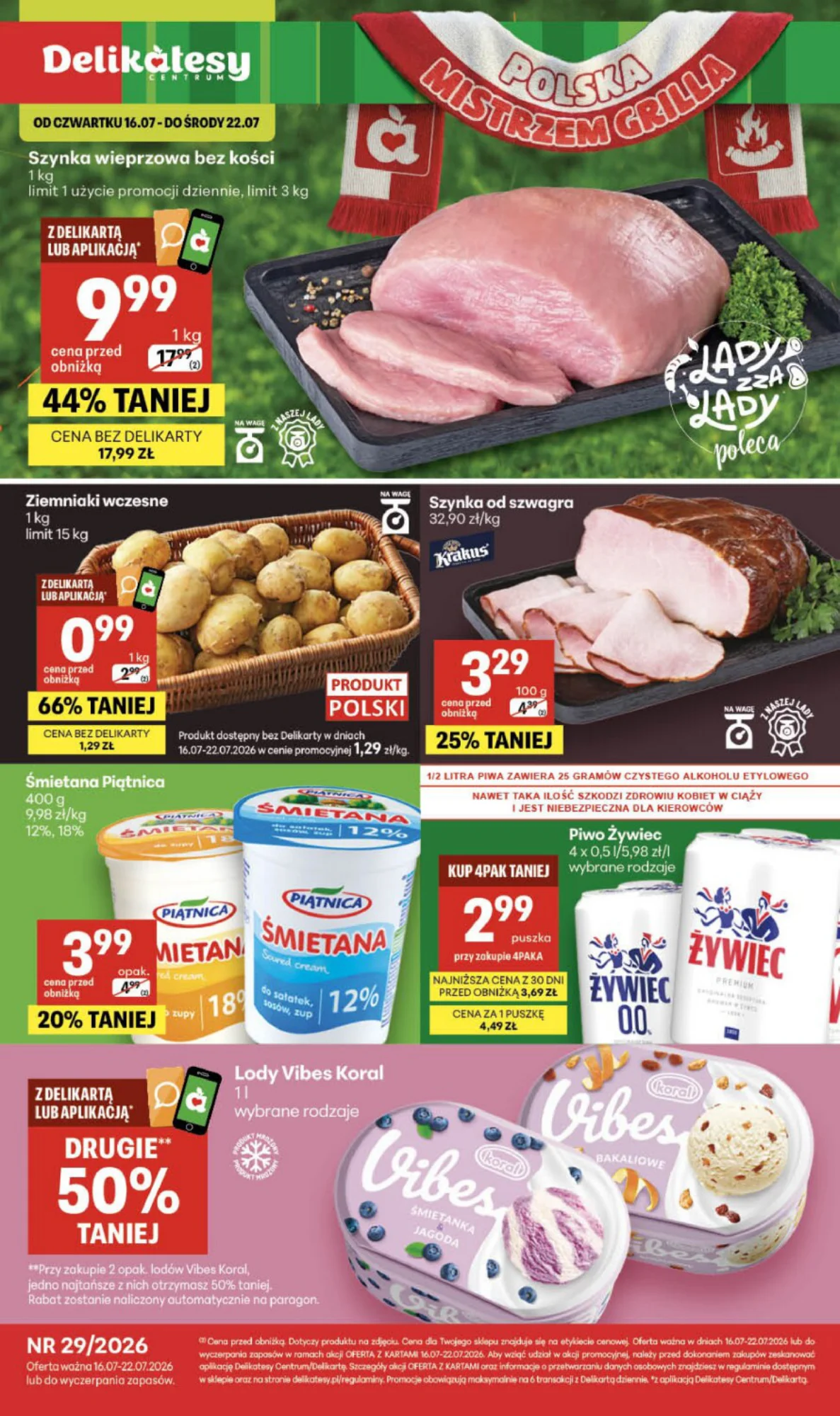 Gazetka promocyjna Delikatesy Centrum str. 1
