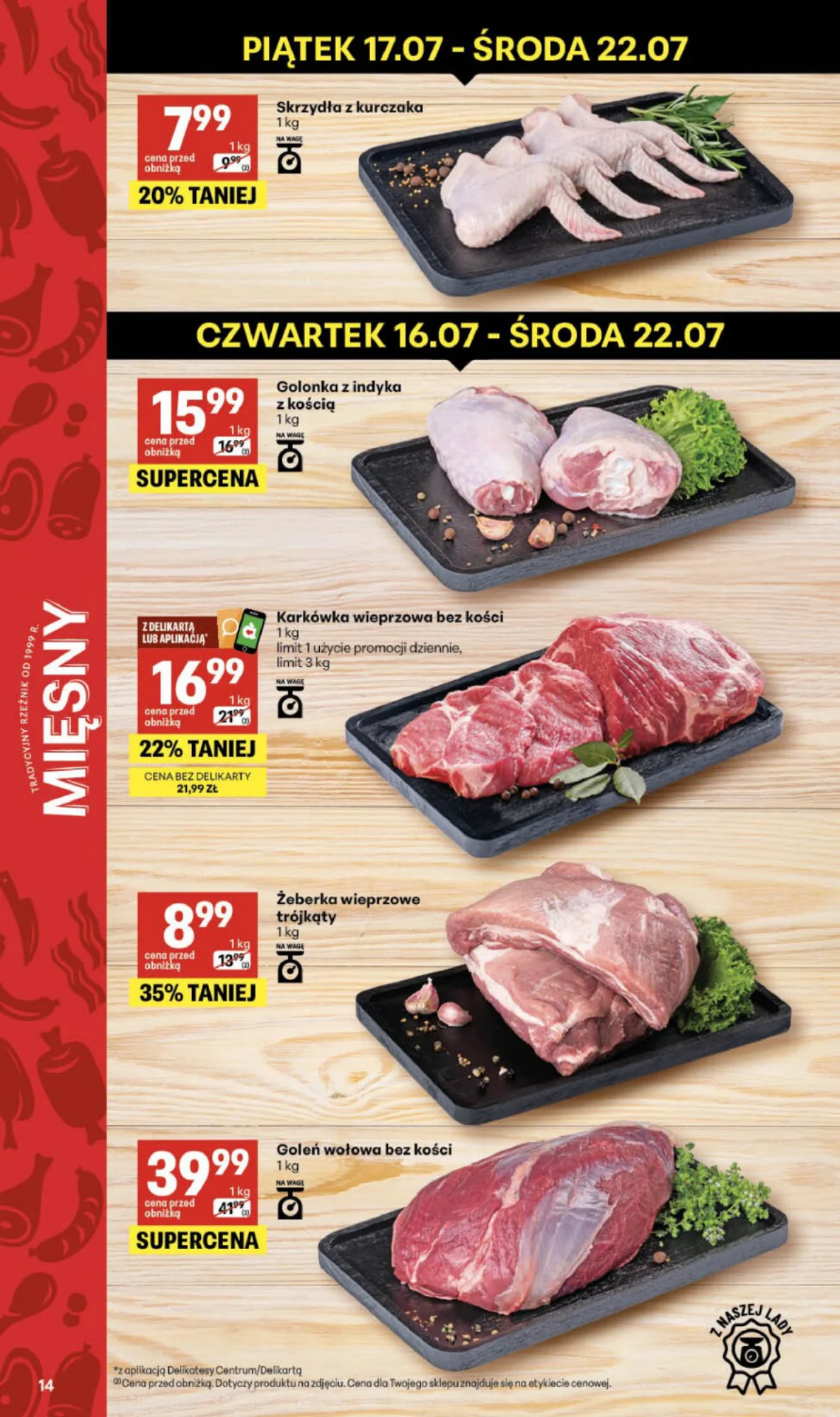 Gazetka promocyjna Delikatesy Centrum str. 14