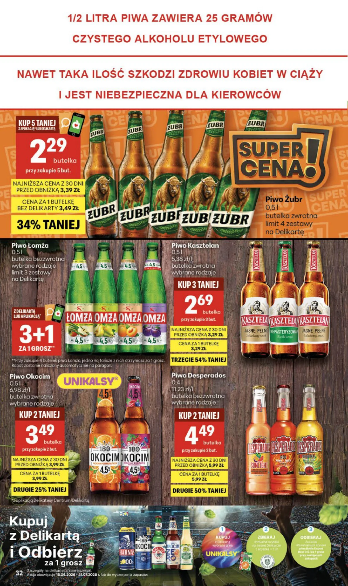 Gazetka promocyjna Delikatesy Centrum str. 32