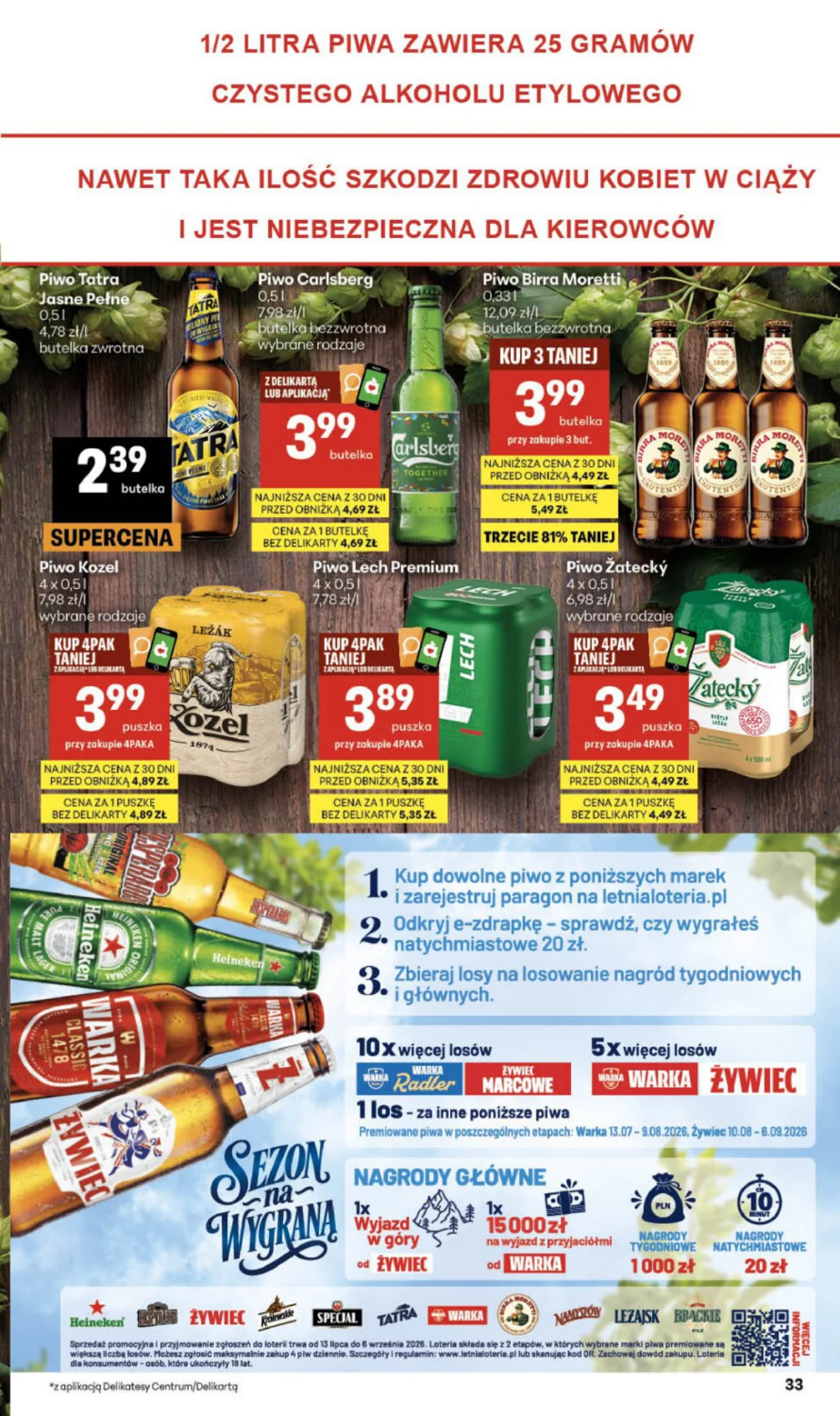 Gazetka promocyjna Delikatesy Centrum str. 33