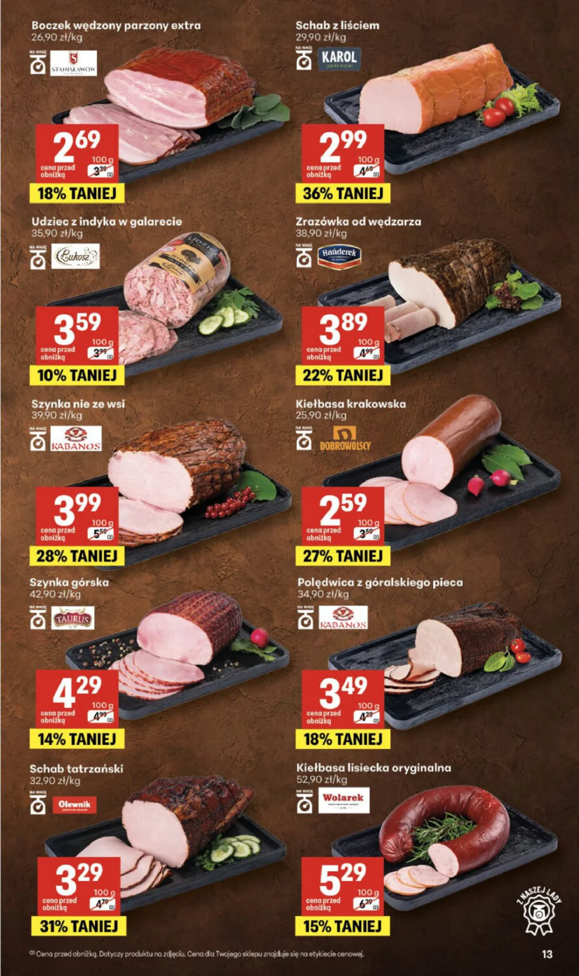 Gazetka promocyjna Delikatesy Centrum str. 13