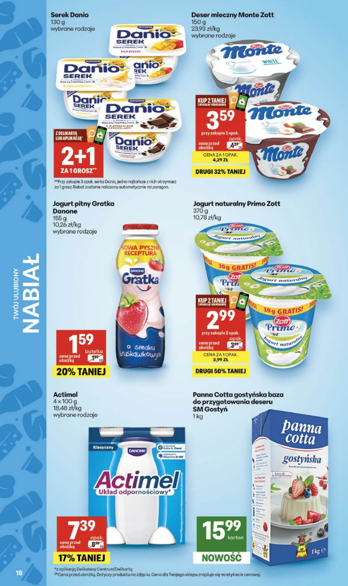 Gazetka promocyjna Delikatesy Centrum str. 18
