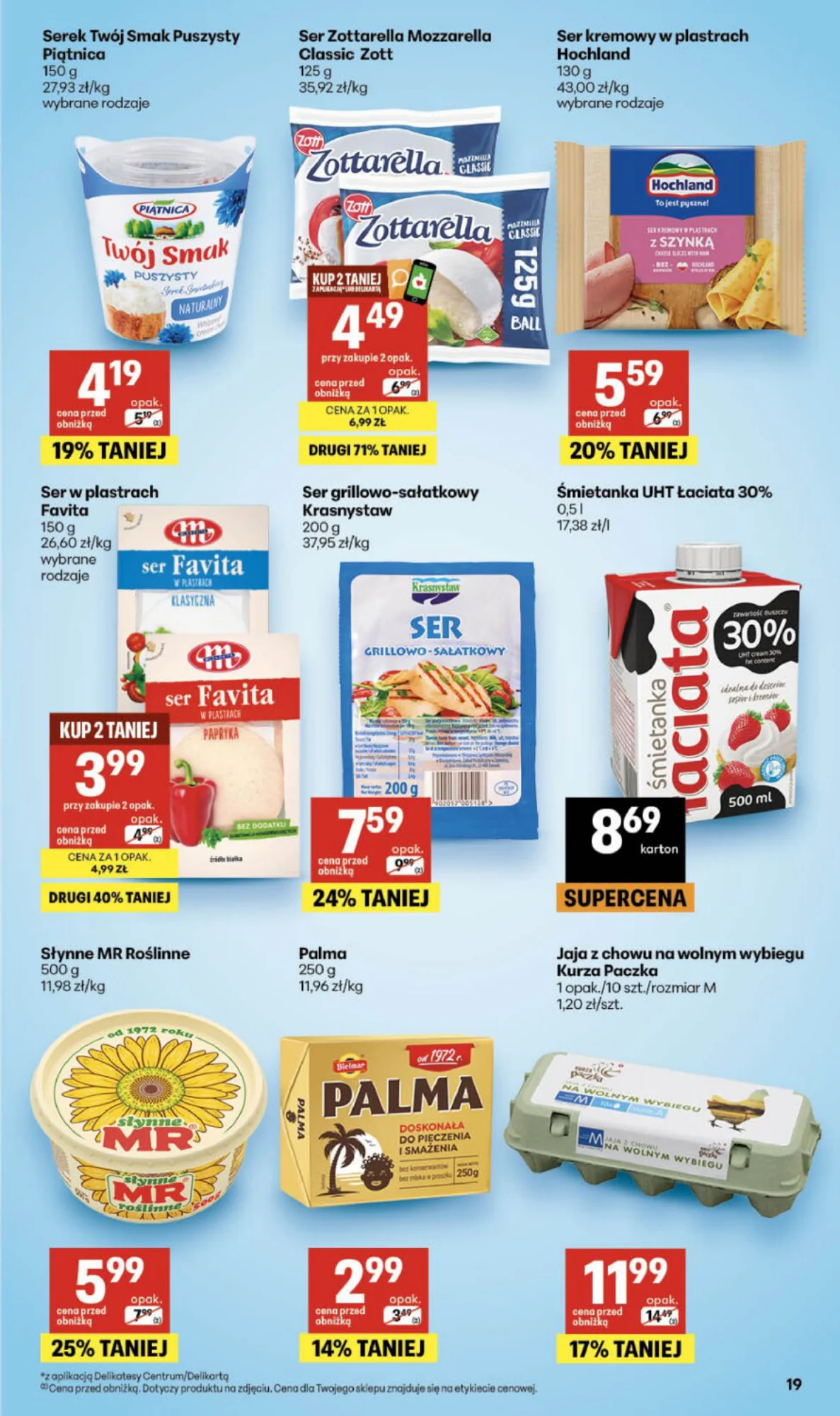 Gazetka promocyjna Delikatesy Centrum str. 19