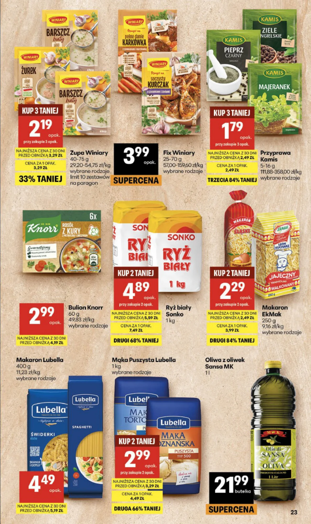 Gazetka promocyjna Delikatesy Centrum str. 23