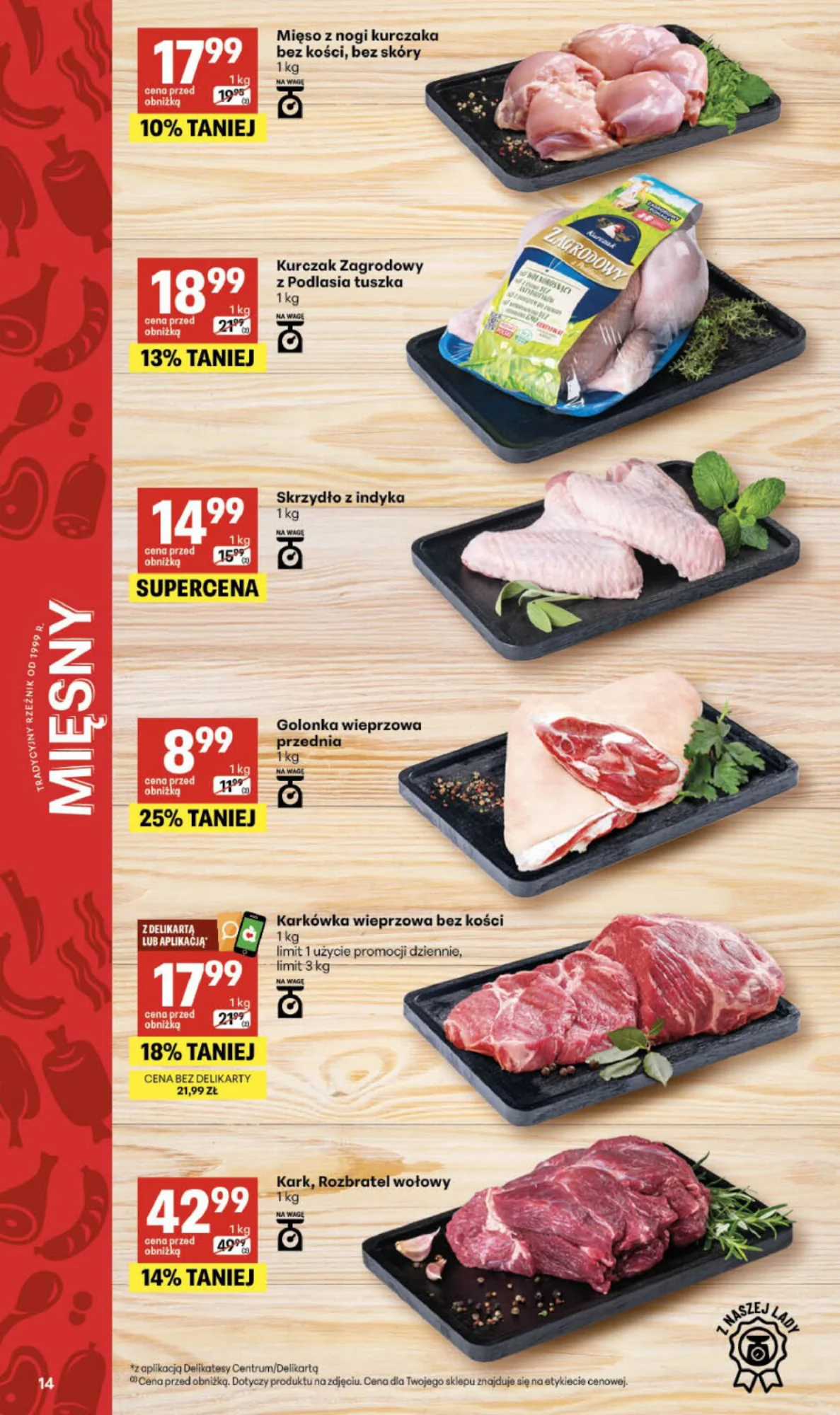 Gazetka promocyjna Delikatesy Centrum str. 14
