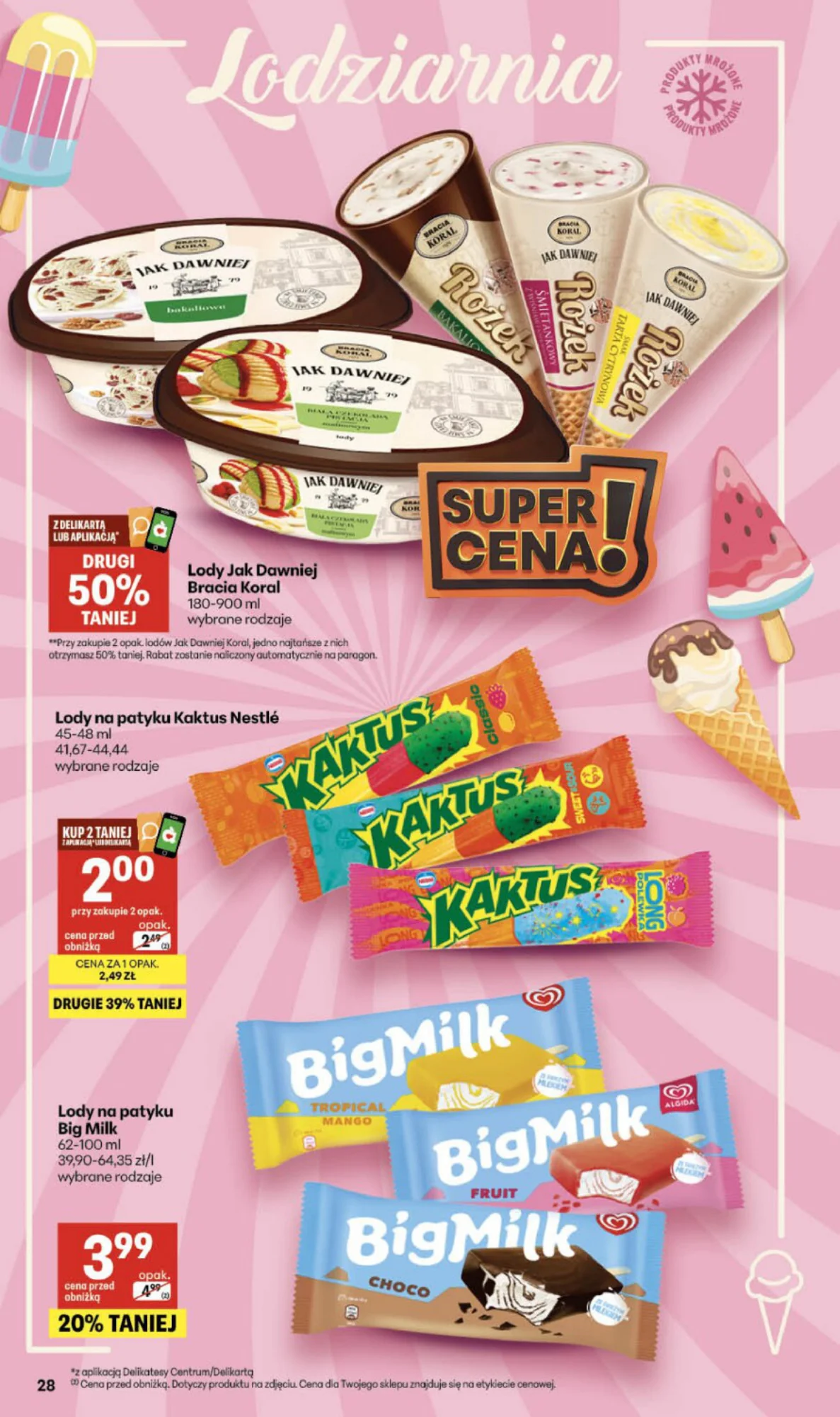 Gazetka promocyjna Delikatesy Centrum str. 28