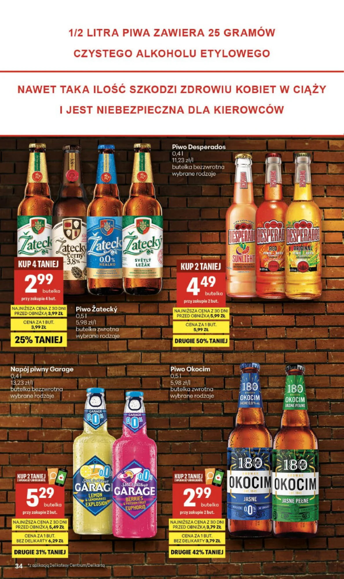Gazetka promocyjna Delikatesy Centrum str. 34