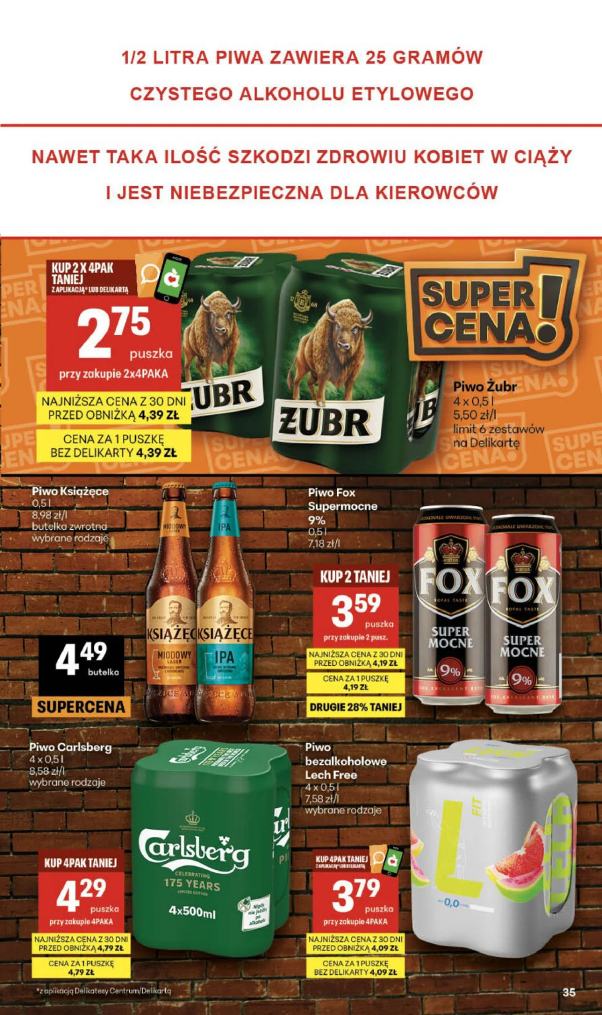 Gazetka promocyjna Delikatesy Centrum str. 35