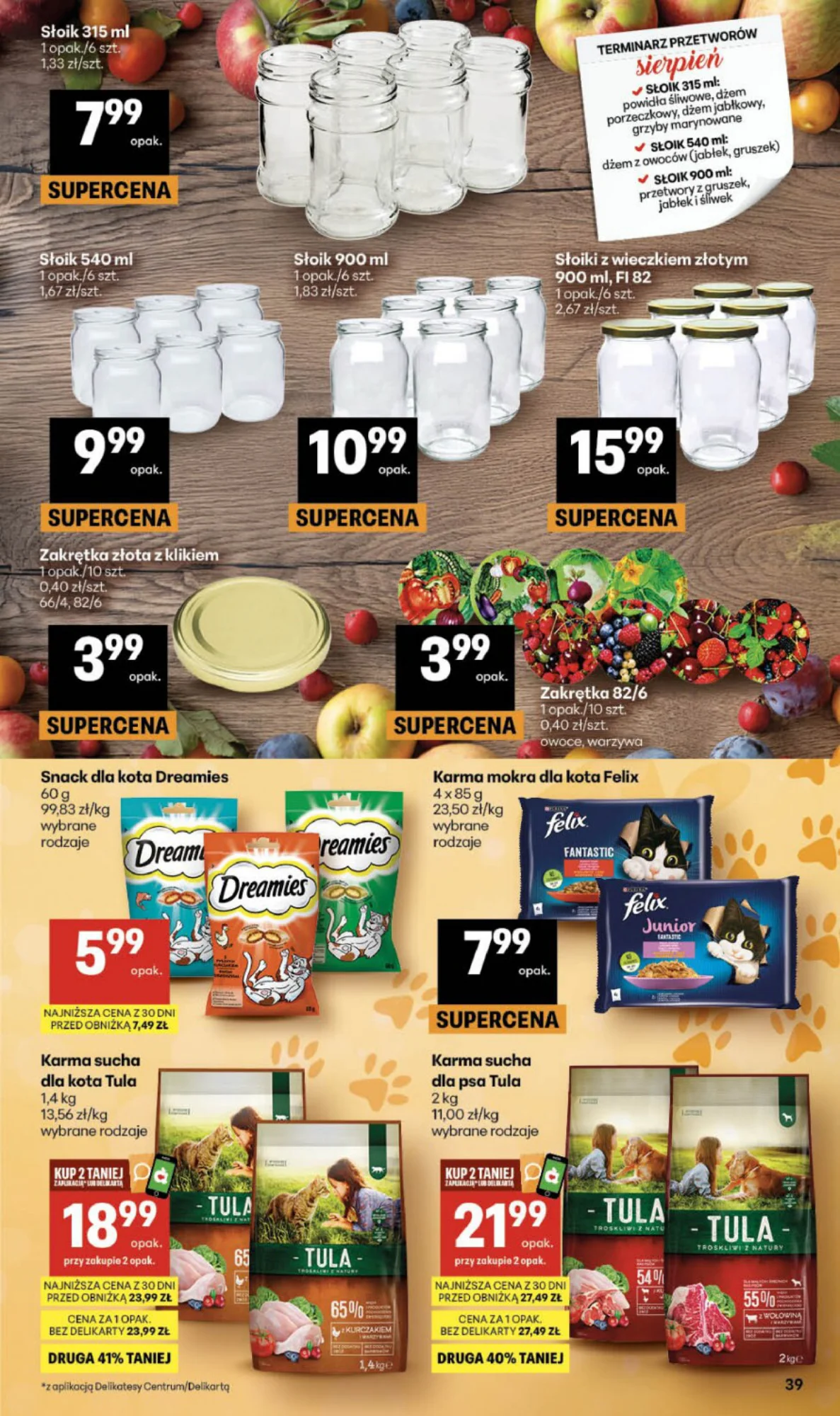 Gazetka promocyjna Delikatesy Centrum str. 39