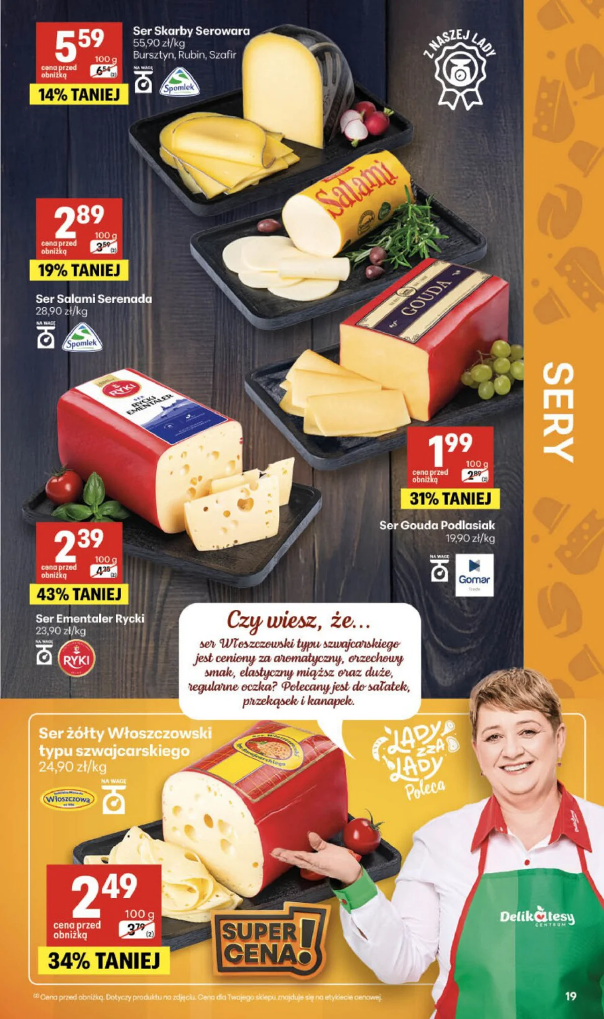 Gazetka promocyjna Delikatesy Centrum str. 19