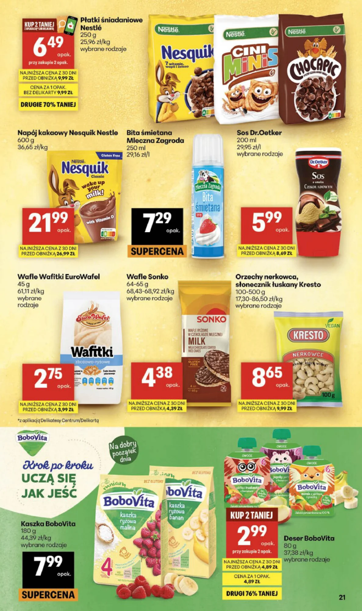 Gazetka promocyjna Delikatesy Centrum str. 21