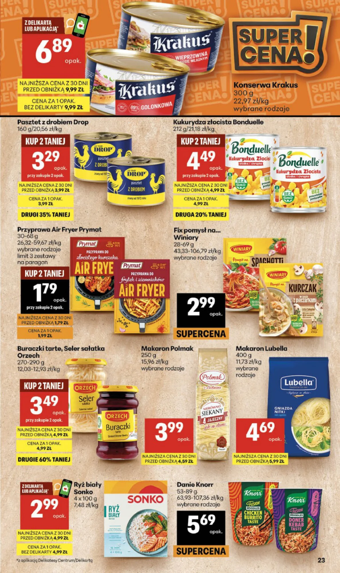 Gazetka promocyjna Delikatesy Centrum str. 23