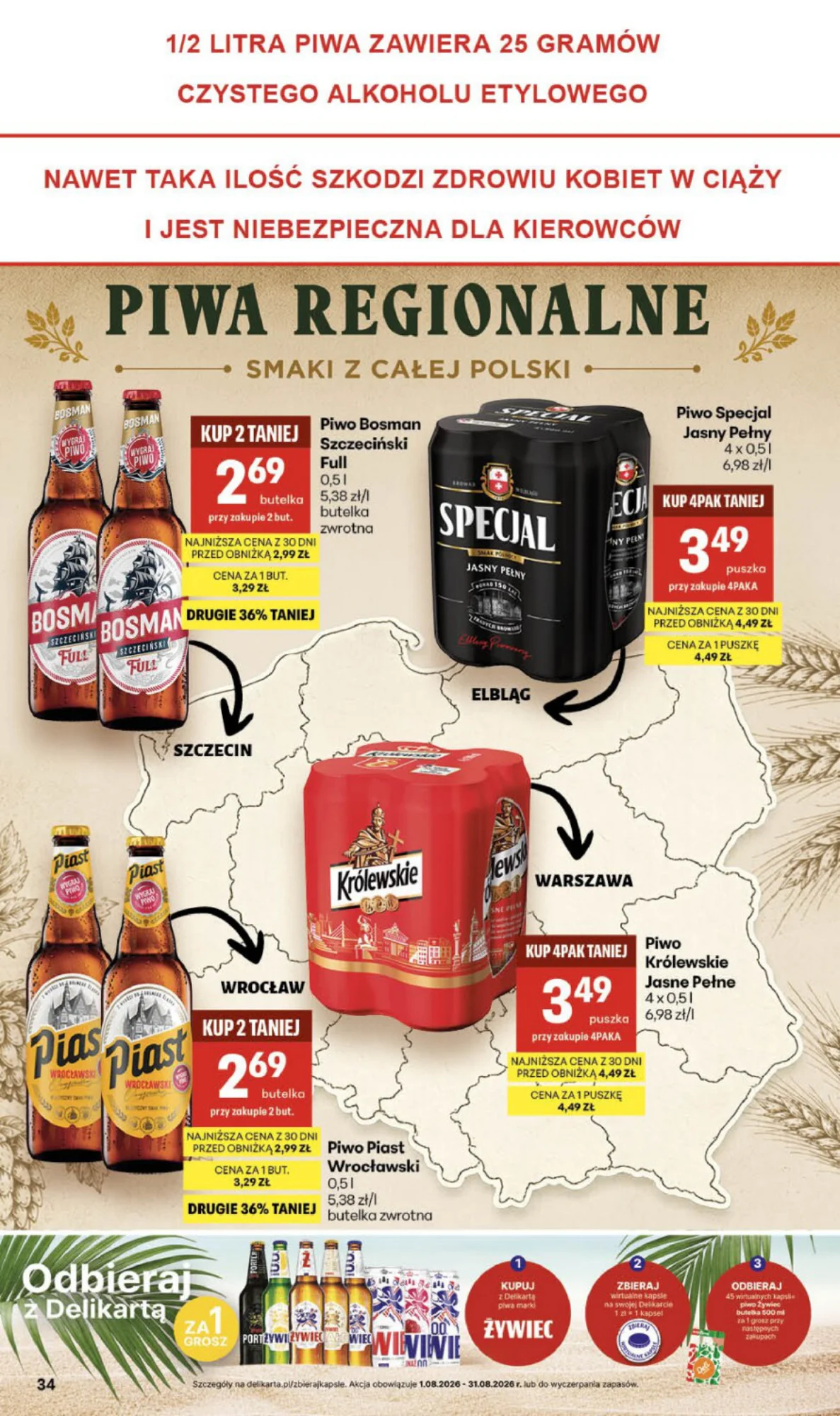 Gazetka promocyjna Delikatesy Centrum str. 34