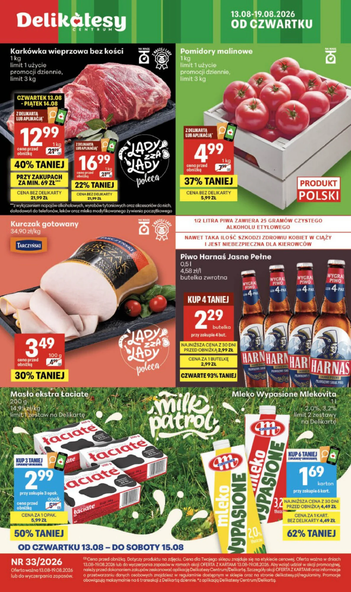 Gazetka promocyjna Delikatesy Centrum str. 1