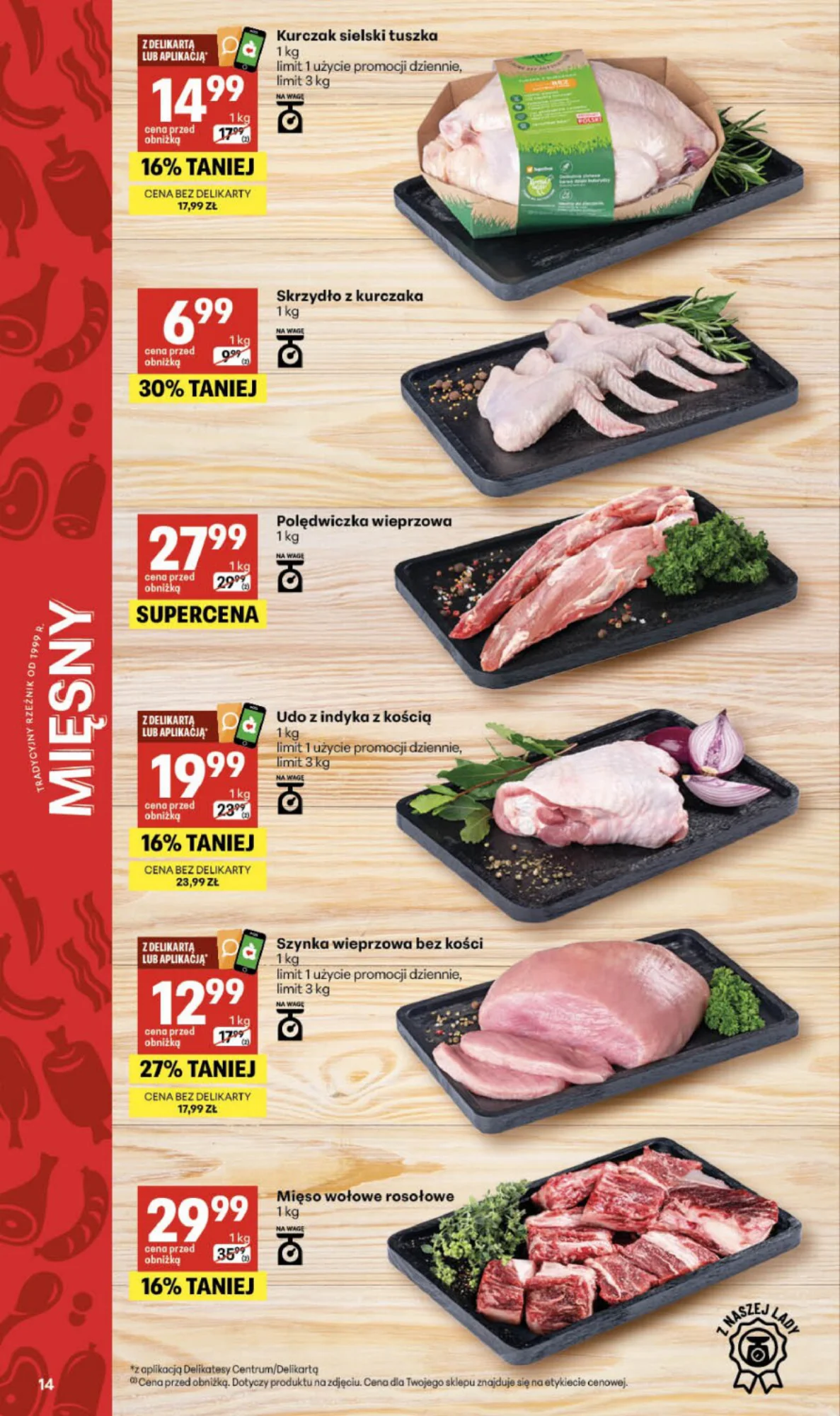 Gazetka promocyjna Delikatesy Centrum str. 14