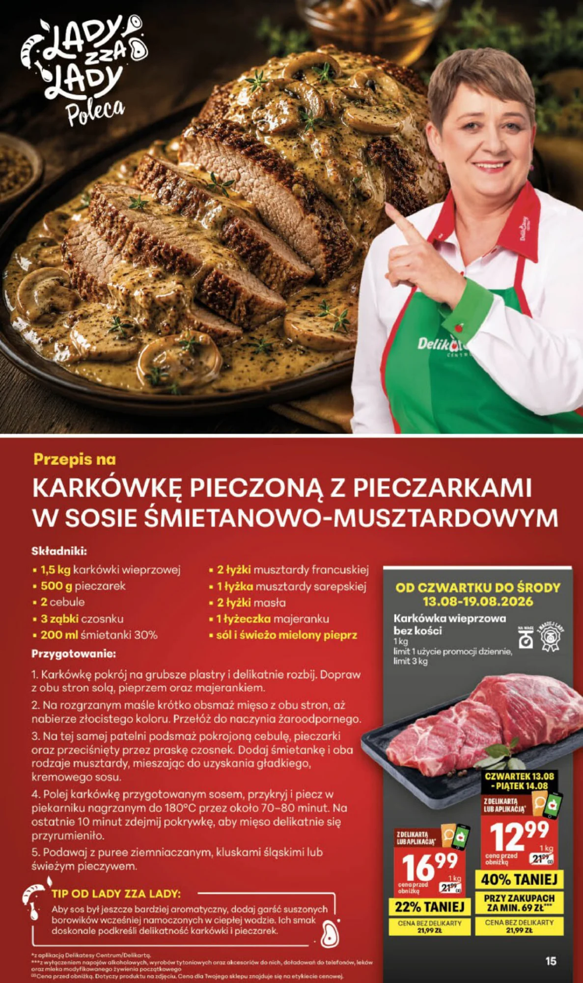 Gazetka promocyjna Delikatesy Centrum str. 15