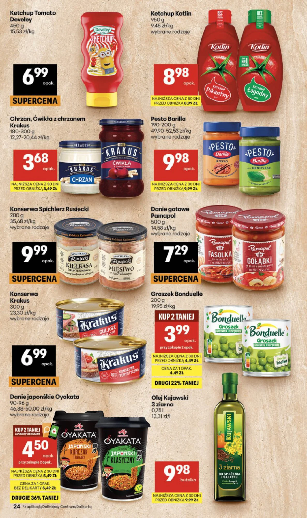 Gazetka promocyjna Delikatesy Centrum str. 24