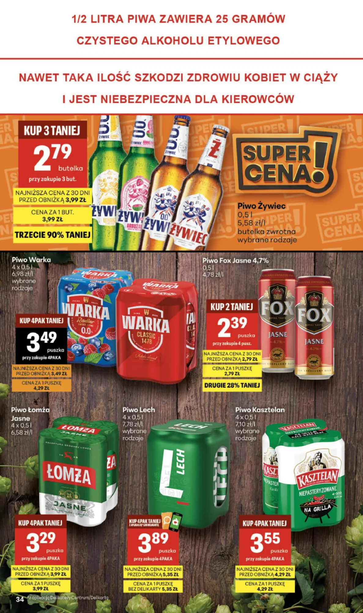 Gazetka promocyjna Delikatesy Centrum str. 34