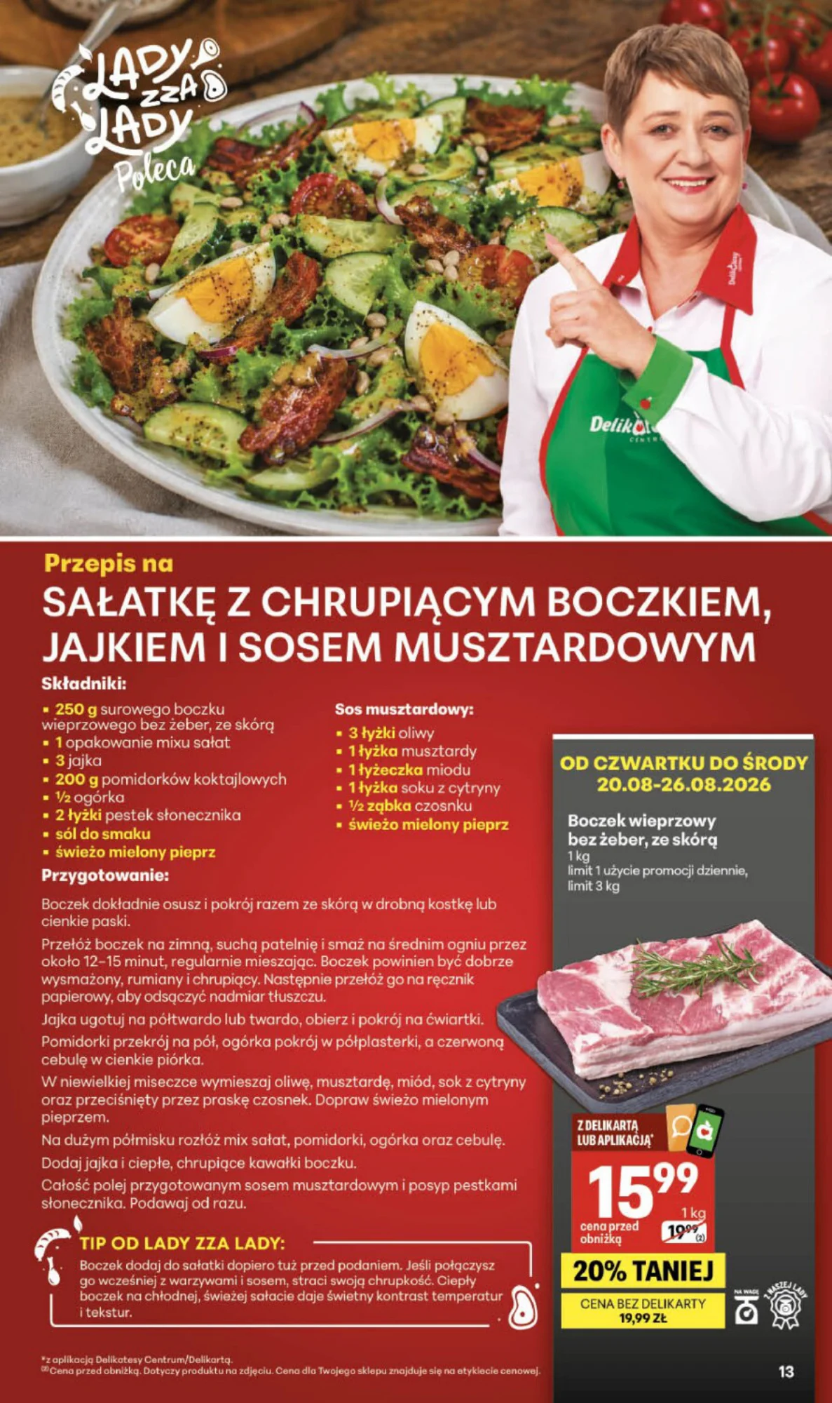 Gazetka promocyjna Delikatesy Centrum str. 13