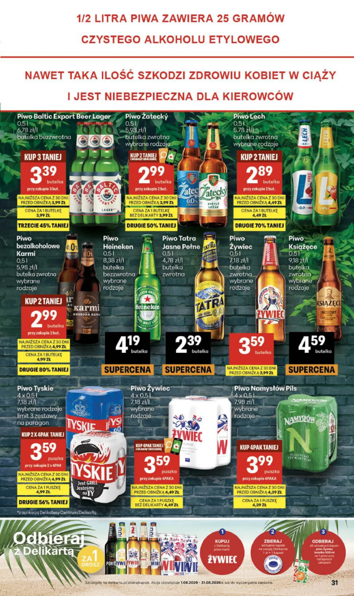 Gazetka promocyjna Delikatesy Centrum str. 31
