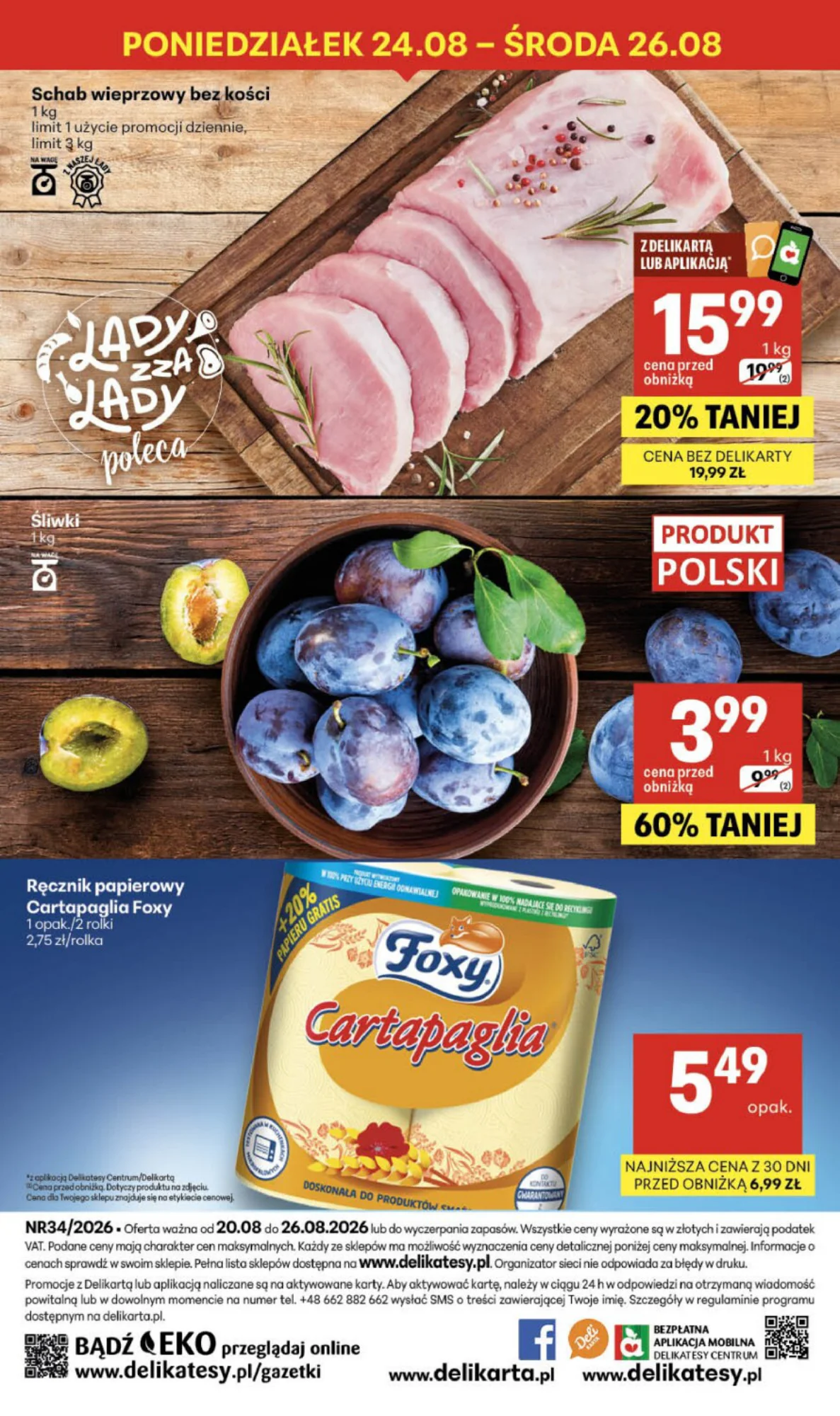 Gazetka promocyjna Delikatesy Centrum str. 40