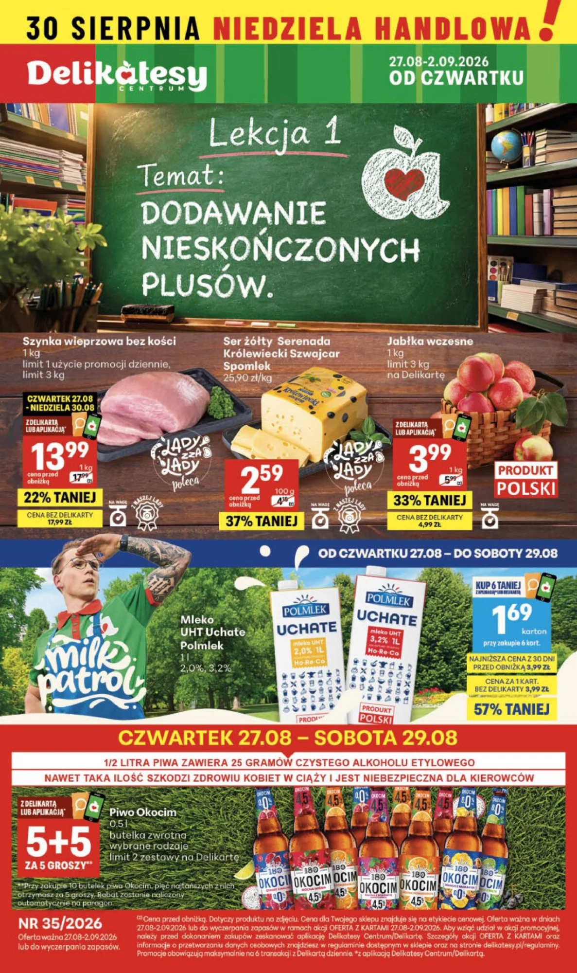 Gazetka promocyjna Delikatesy Centrum str. 1