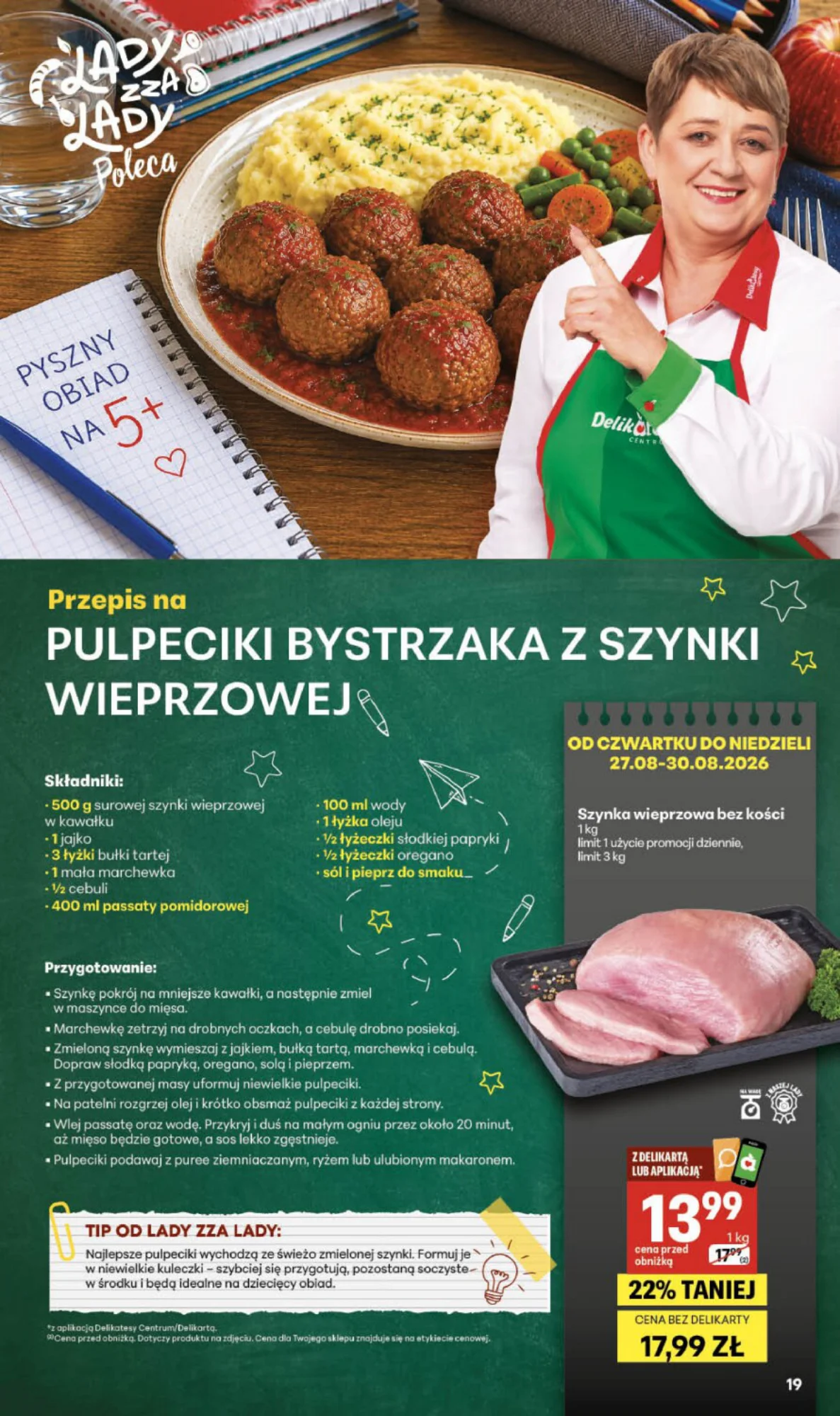 Gazetka promocyjna Delikatesy Centrum str. 19
