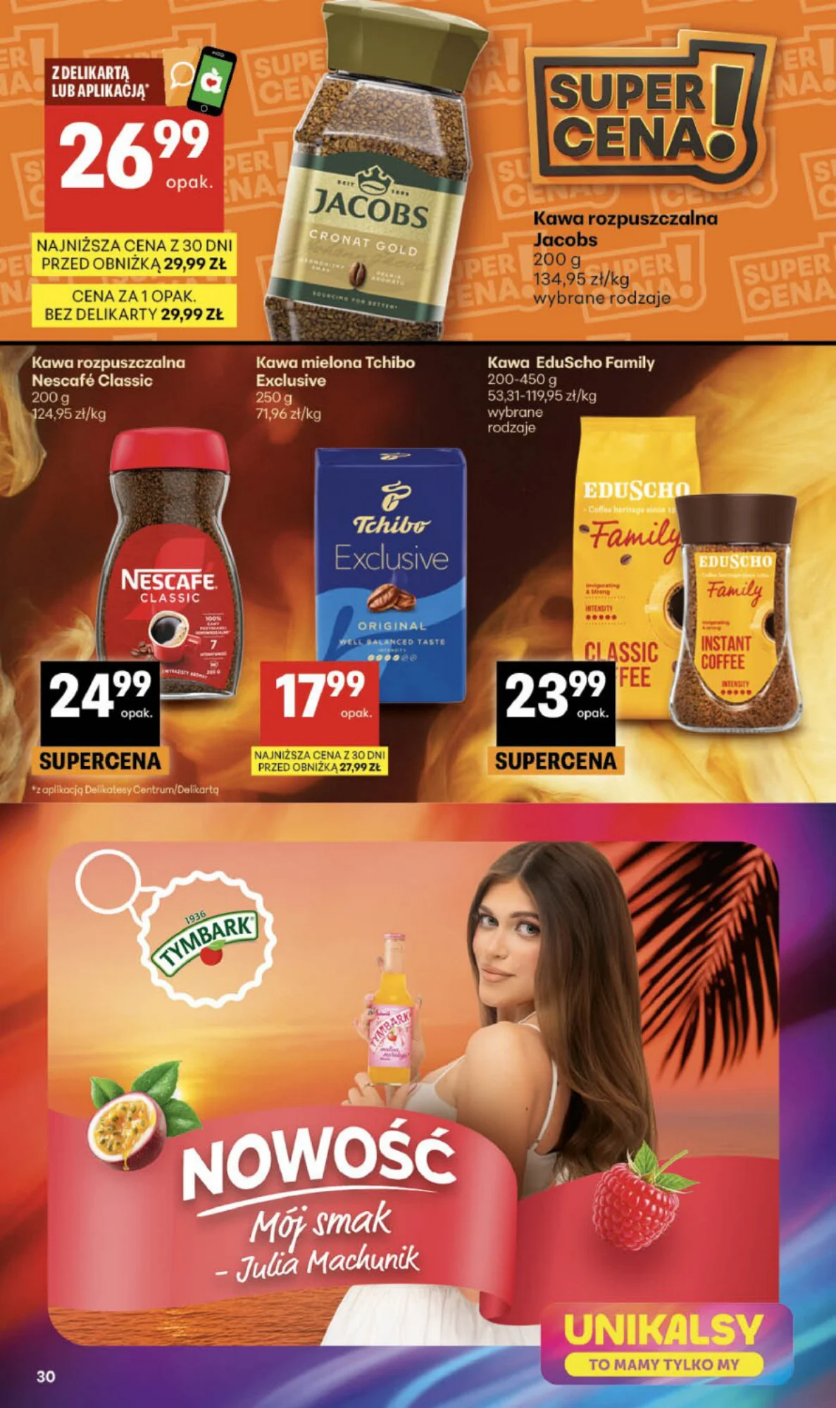 Gazetka promocyjna Delikatesy Centrum str. 30