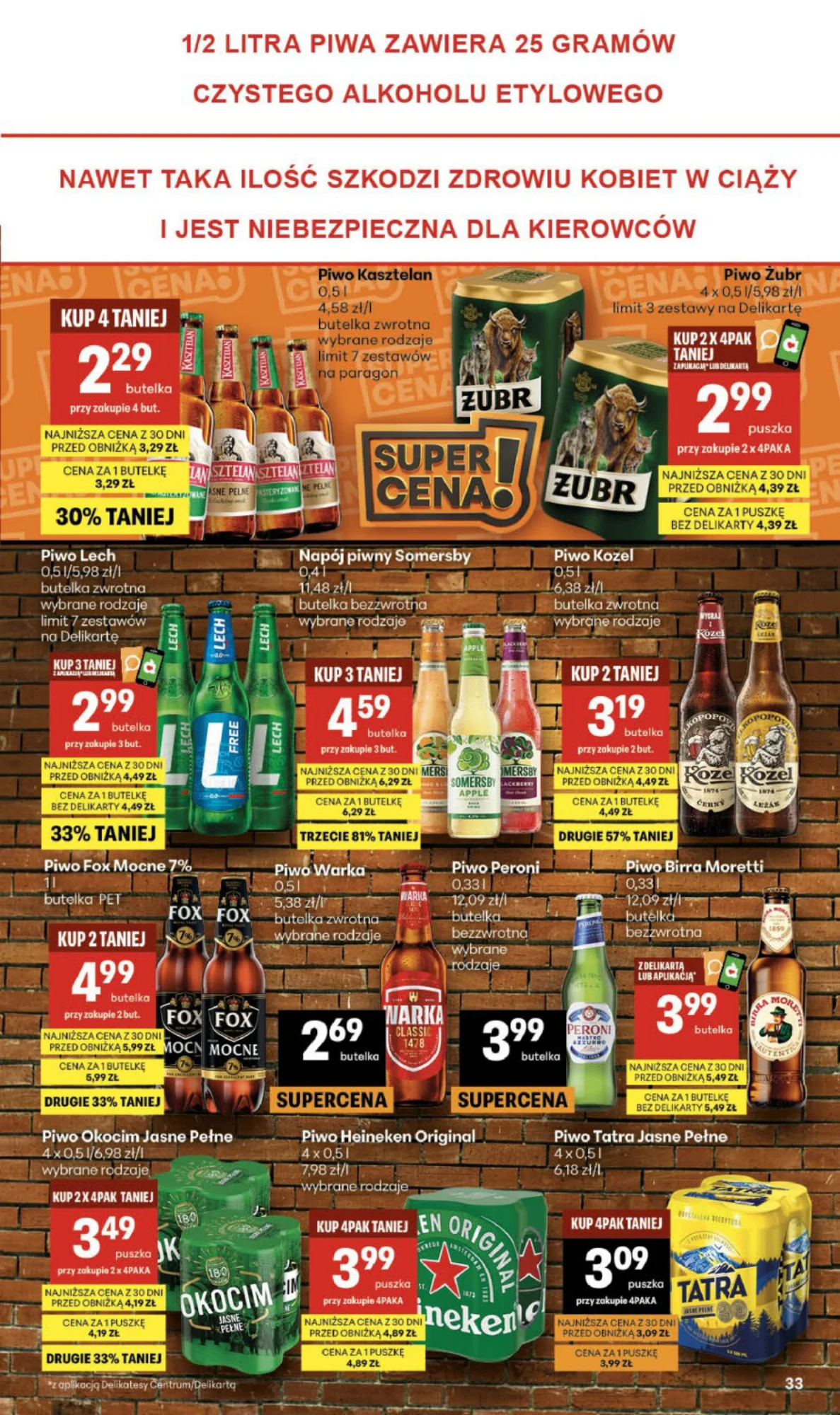 Gazetka promocyjna Delikatesy Centrum str. 33