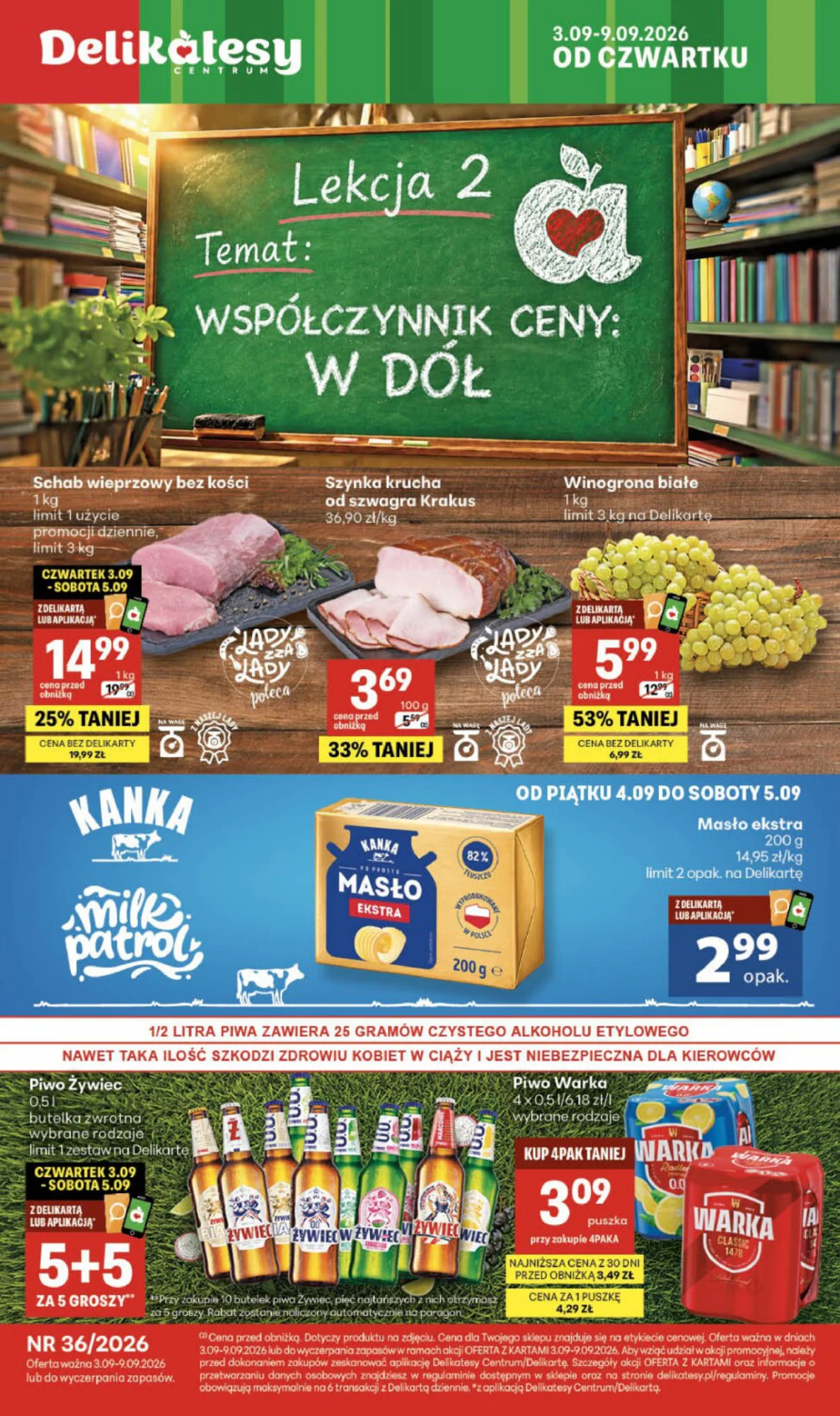 Gazetka promocyjna Delikatesy Centrum str. 1