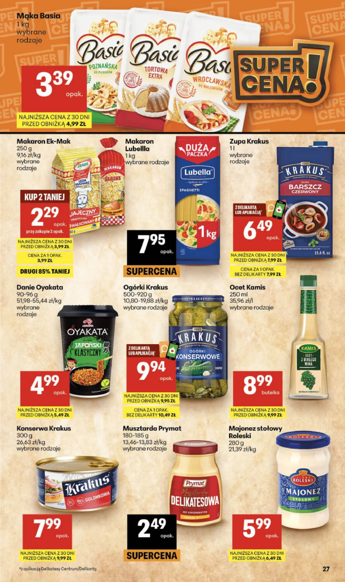 Gazetka promocyjna Delikatesy Centrum str. 27