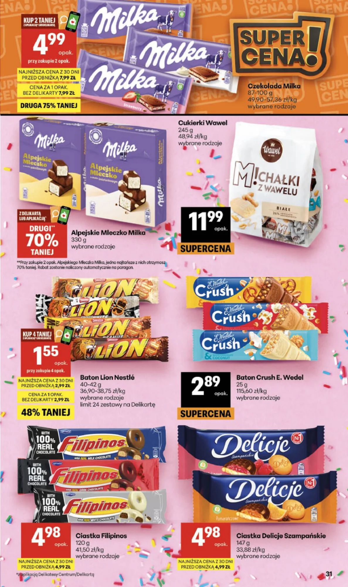 Gazetka promocyjna Delikatesy Centrum str. 31