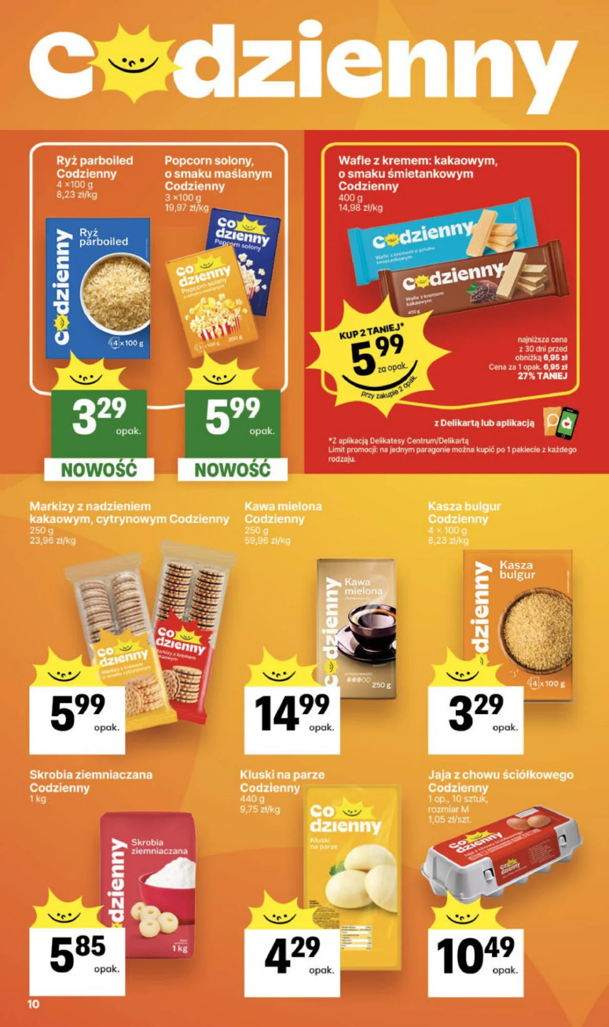 Gazetka promocyjna Delikatesy Centrum str. 10
