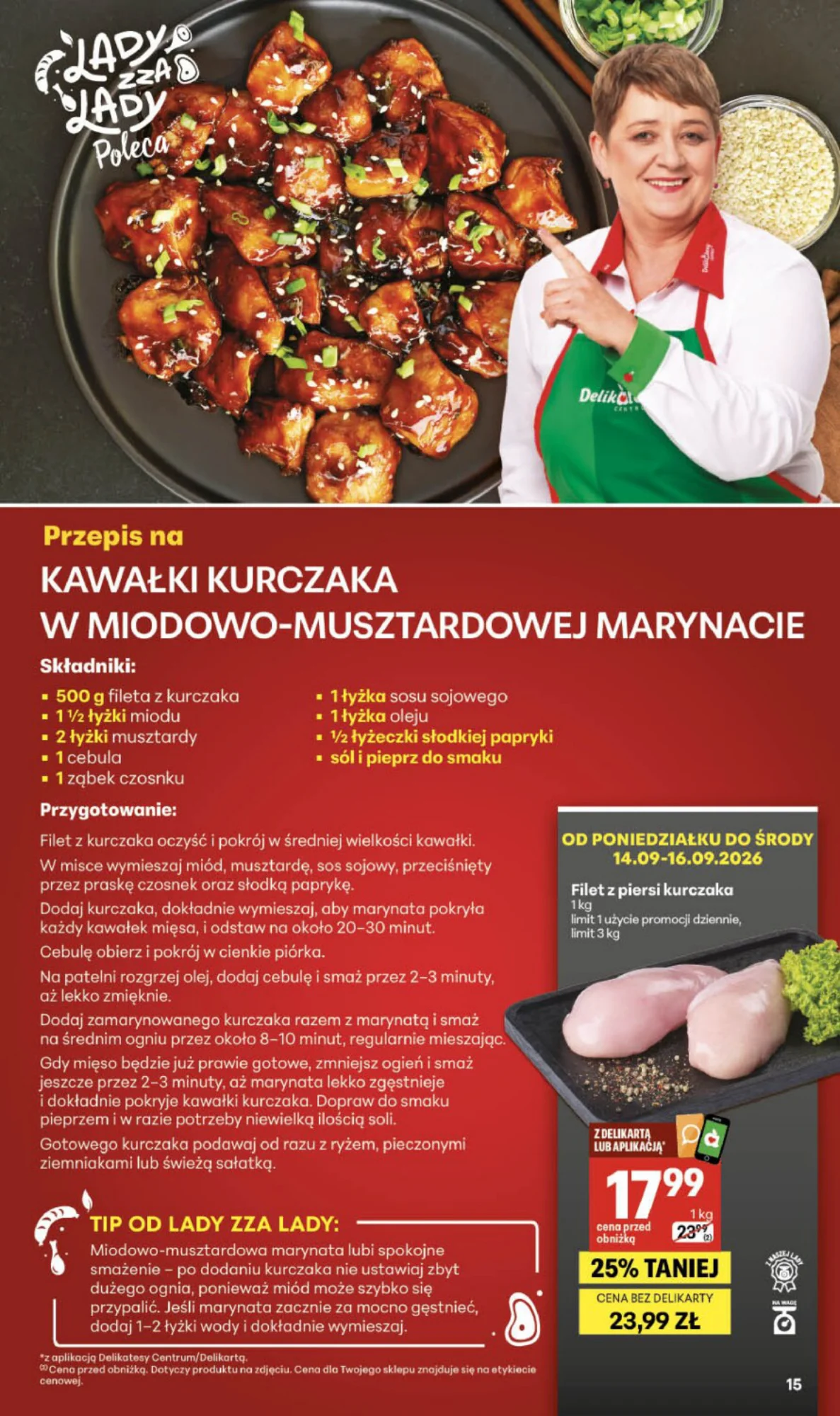 Gazetka promocyjna Delikatesy Centrum str. 15