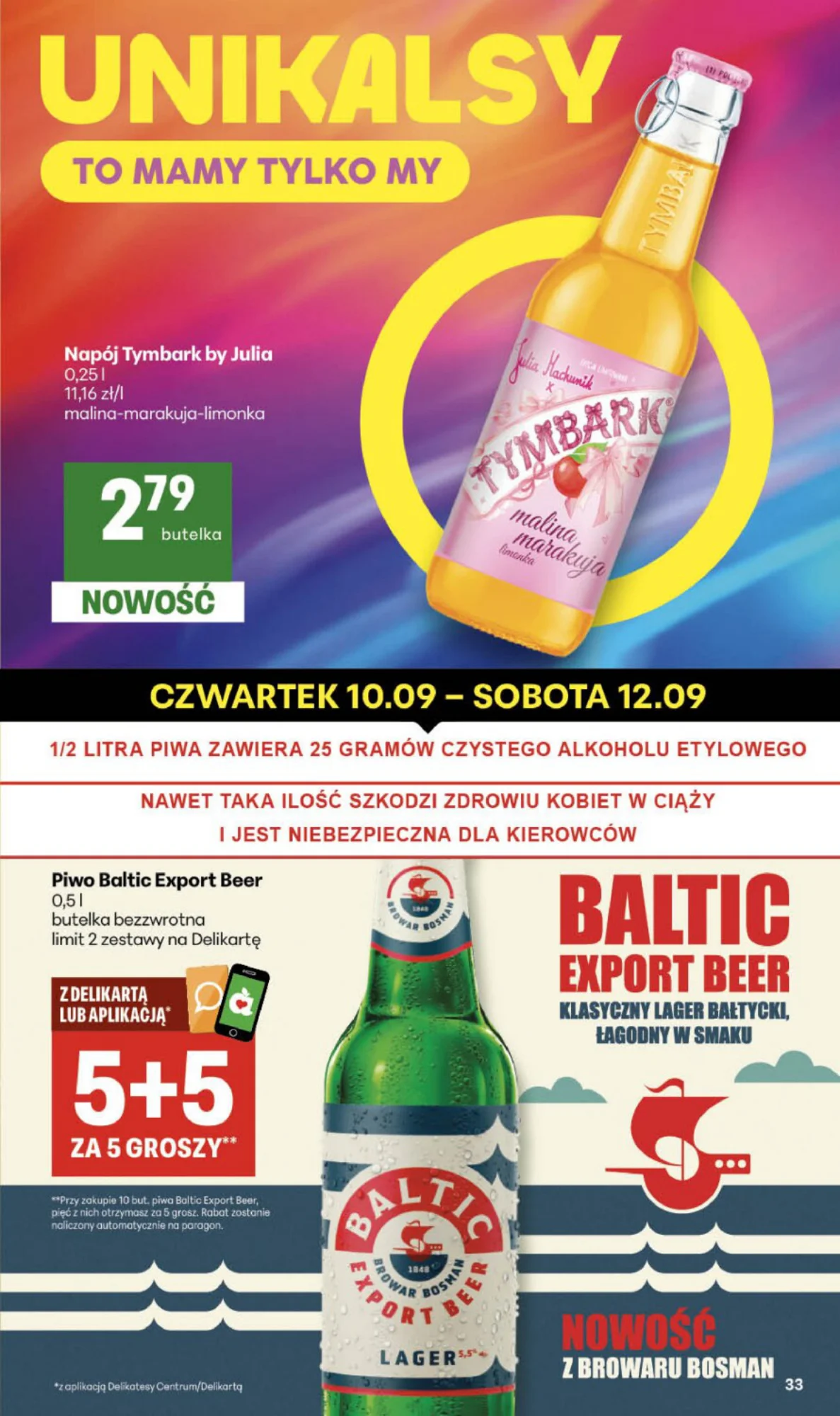 Gazetka promocyjna Delikatesy Centrum str. 33