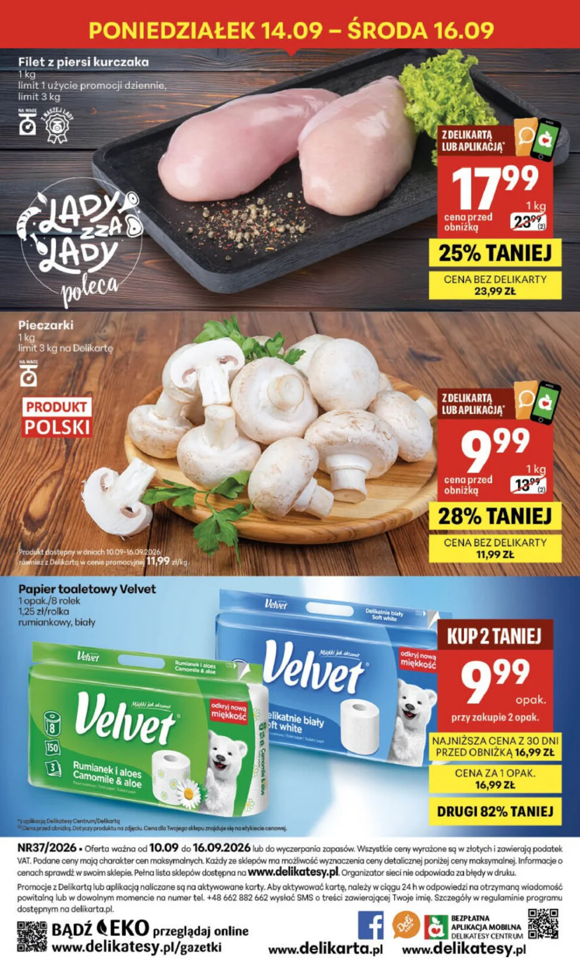 Gazetka promocyjna Delikatesy Centrum str. 40