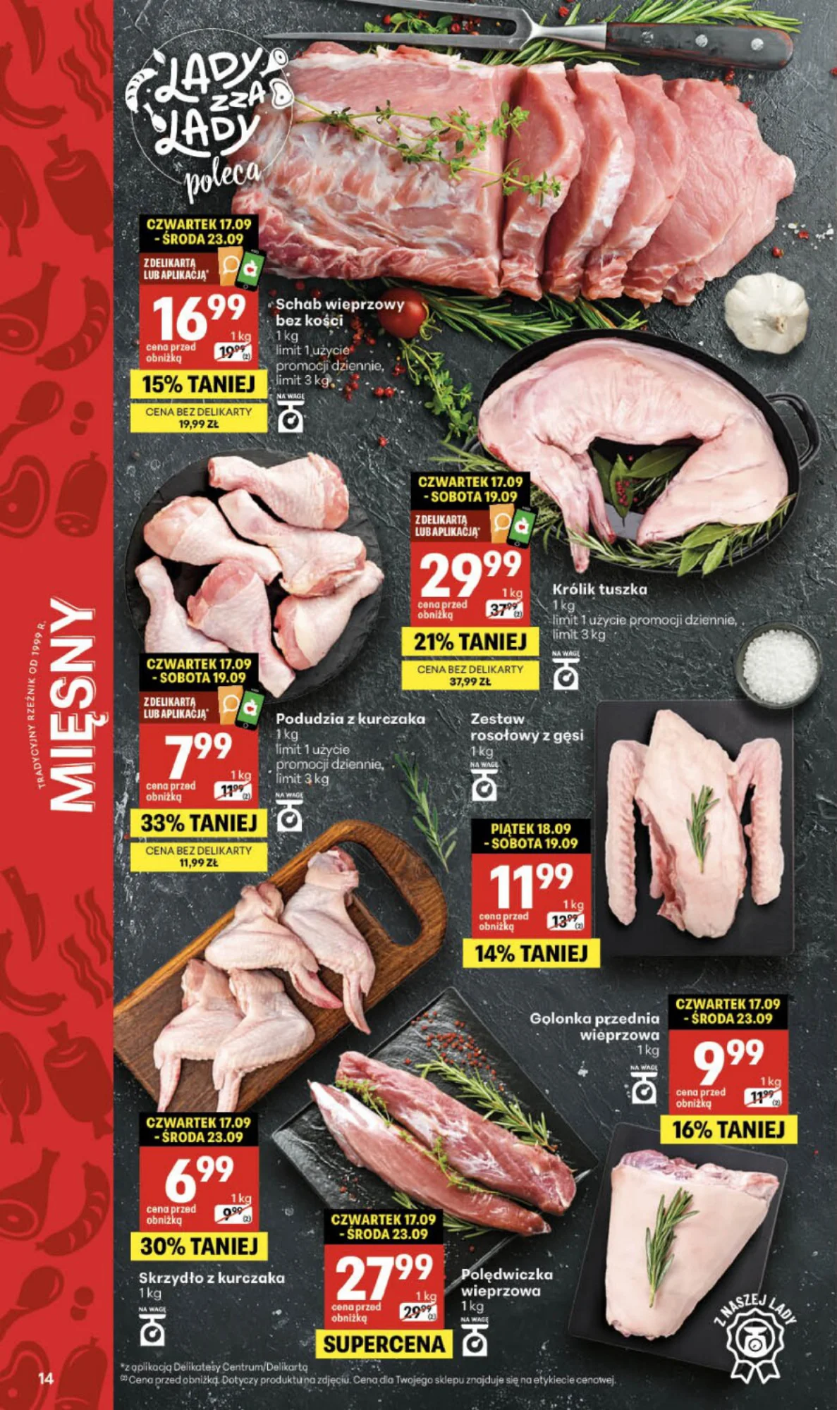 Gazetka promocyjna Delikatesy Centrum str. 14