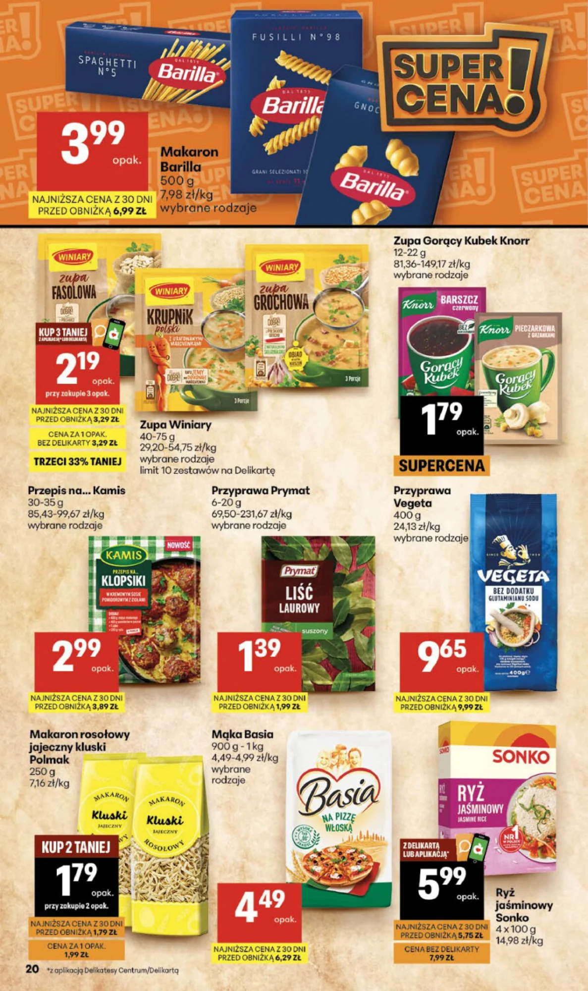 Gazetka promocyjna Delikatesy Centrum str. 20