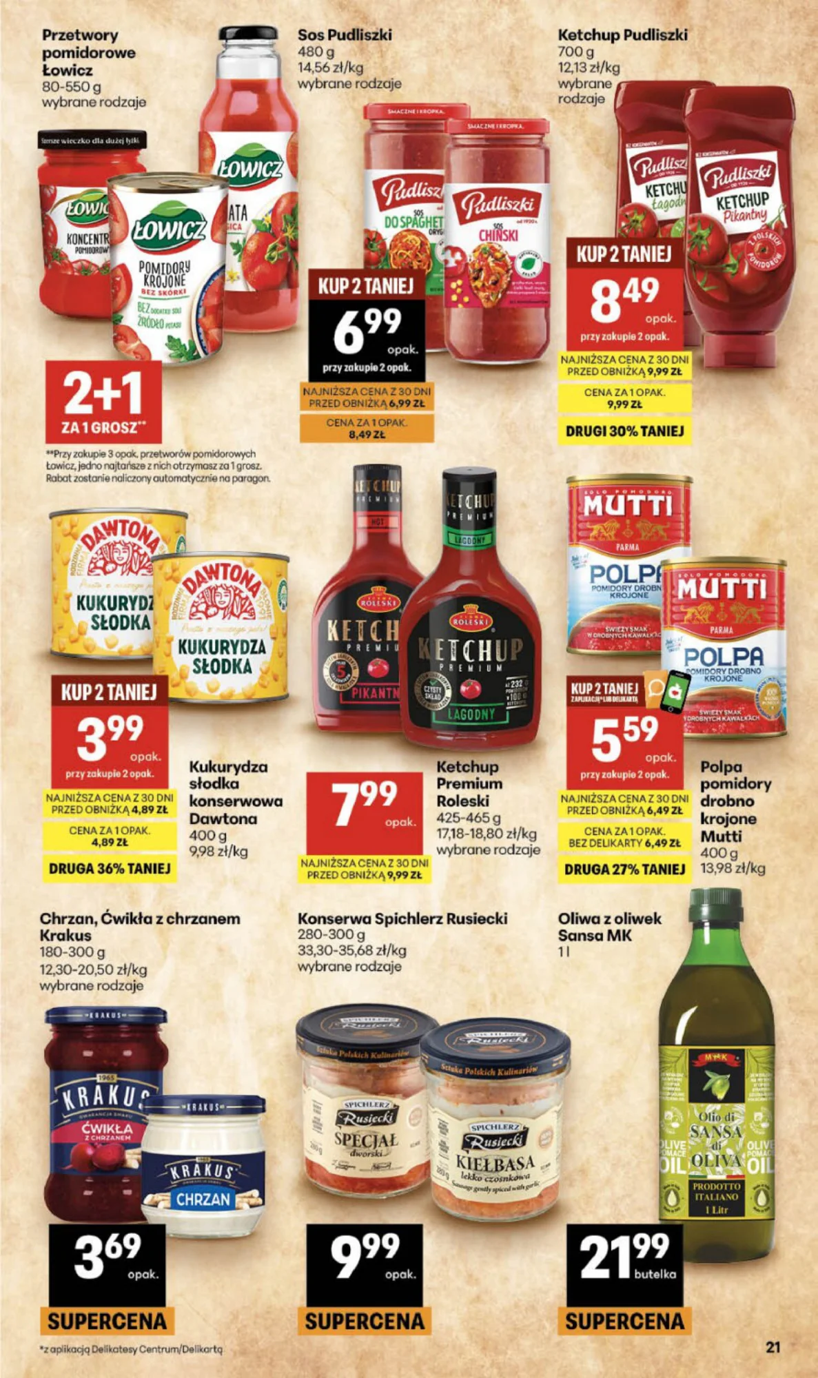 Gazetka promocyjna Delikatesy Centrum str. 21