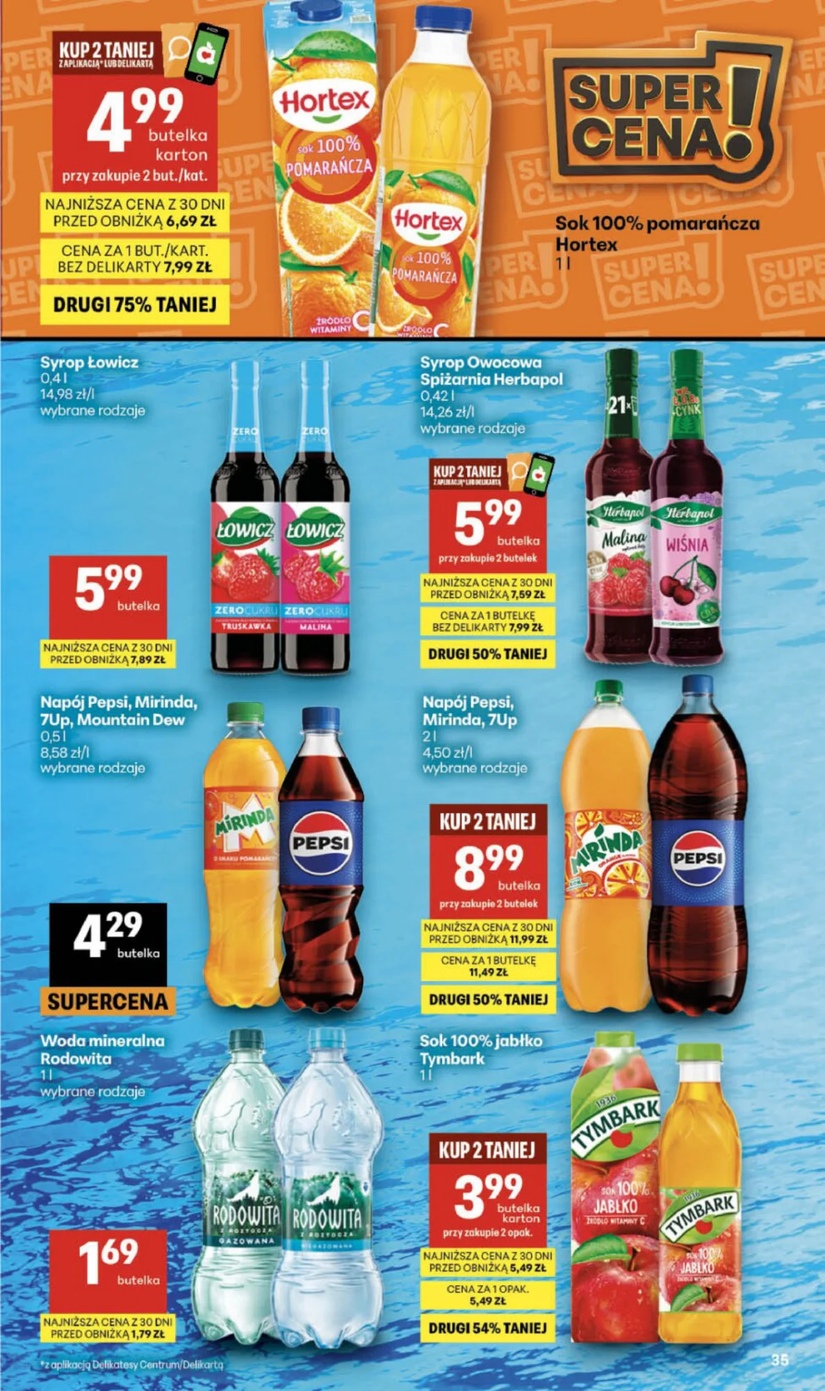 Gazetka promocyjna Delikatesy Centrum str. 35