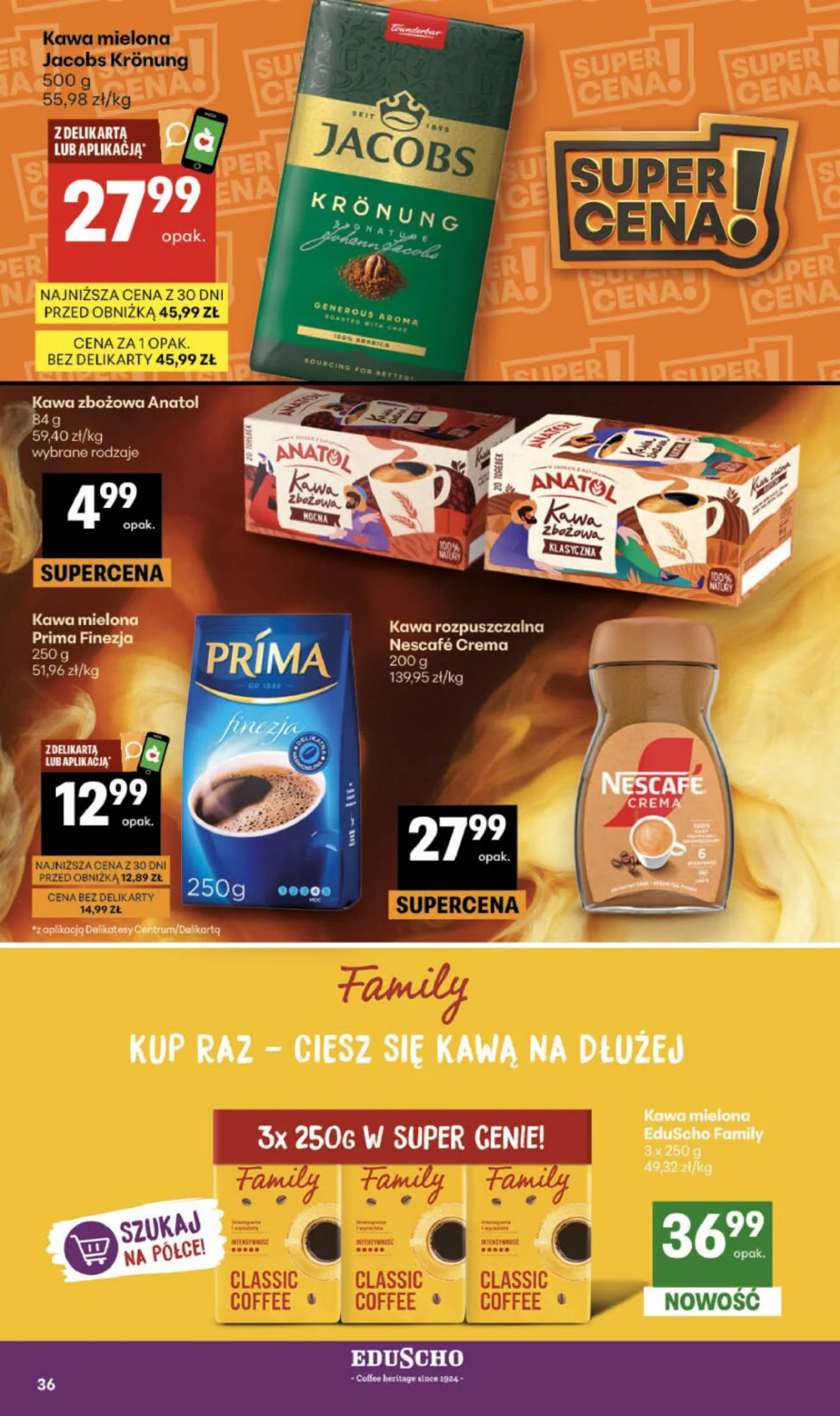 Gazetka promocyjna Delikatesy Centrum str. 36