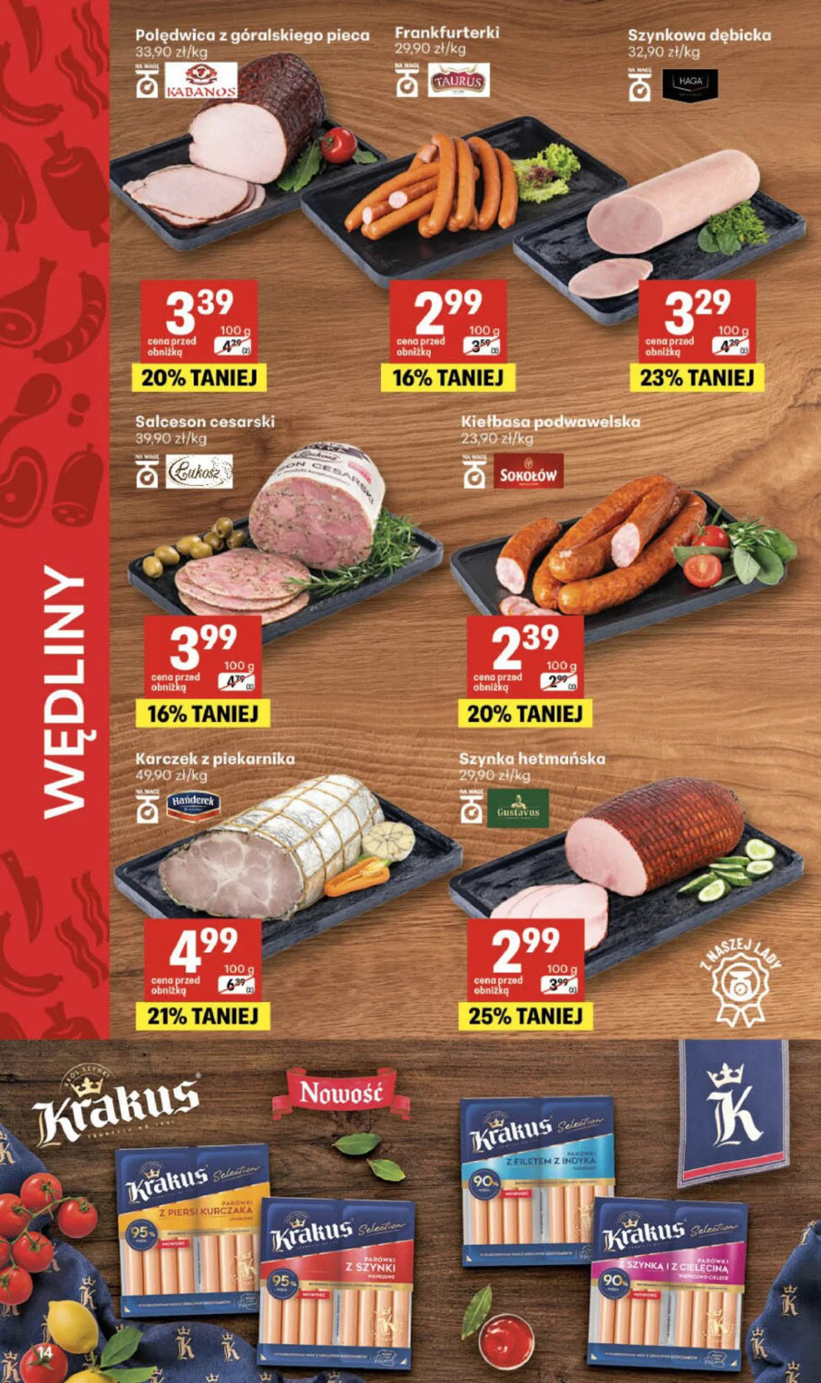 Gazetka promocyjna Delikatesy Centrum str. 14