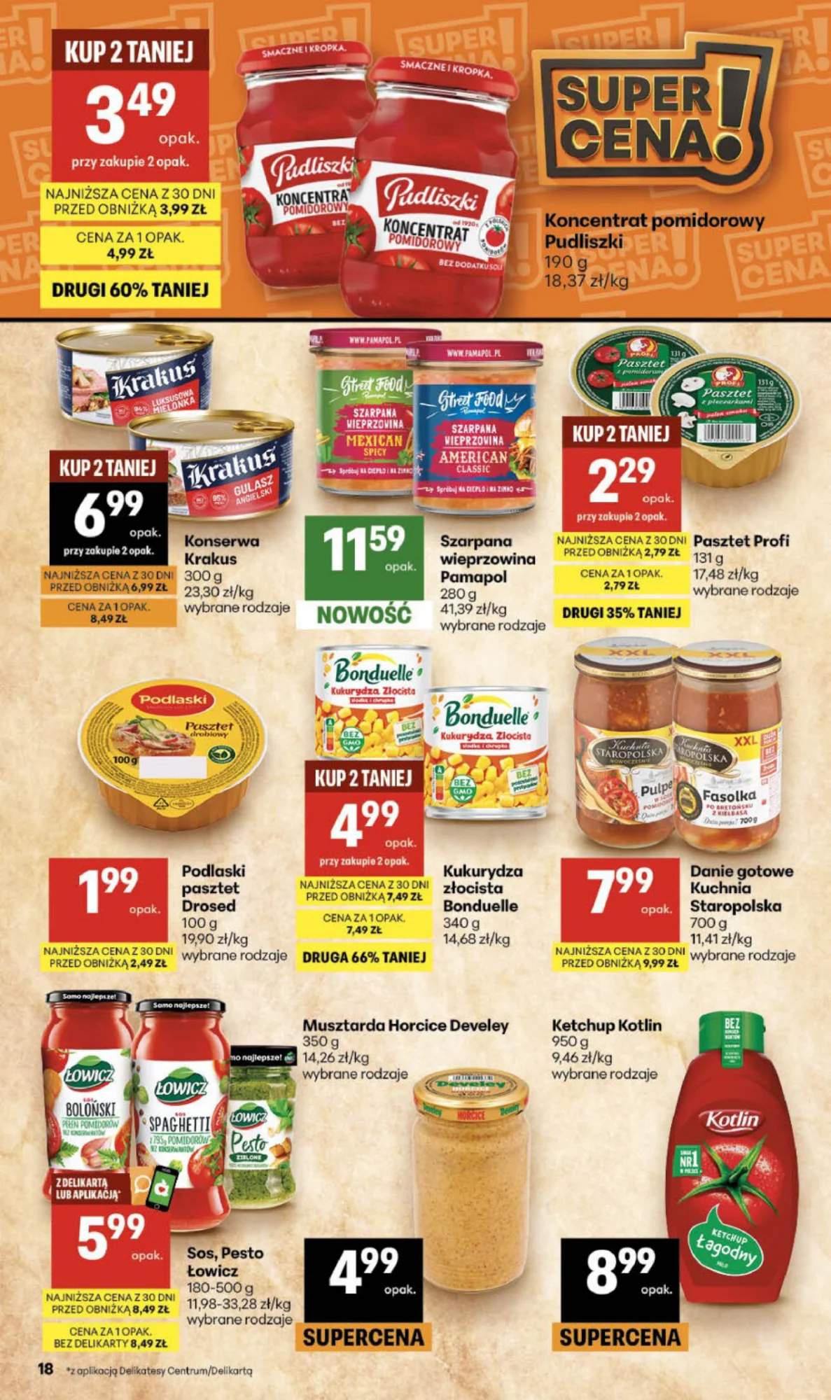Gazetka promocyjna Delikatesy Centrum str. 18