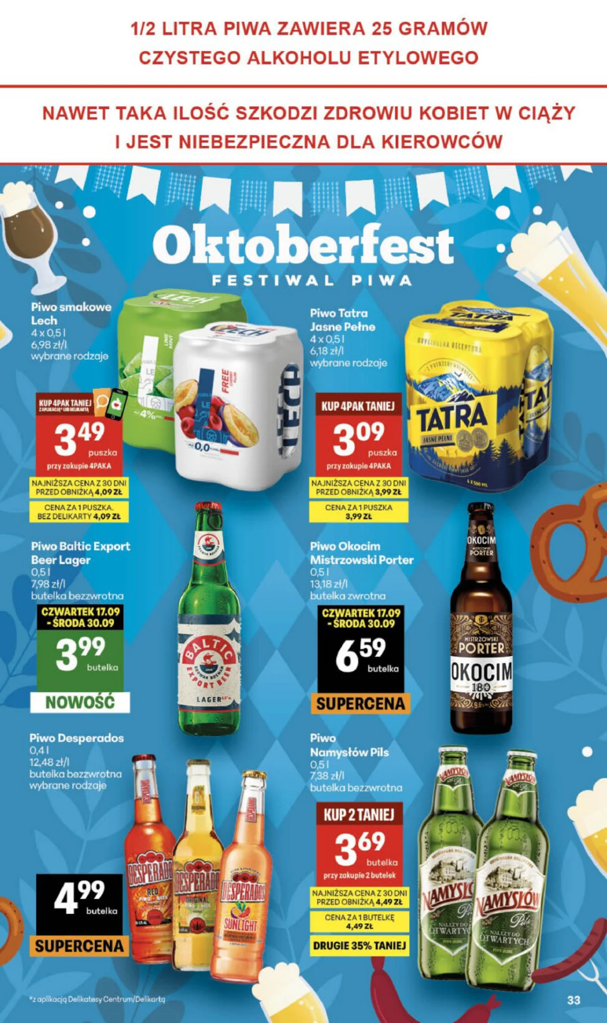 Gazetka promocyjna Delikatesy Centrum str. 33