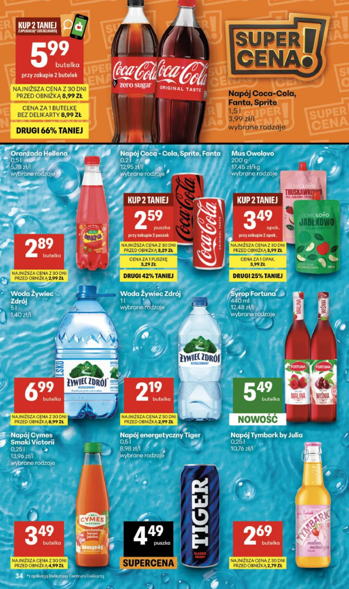 Gazetka promocyjna Delikatesy Centrum str. 34