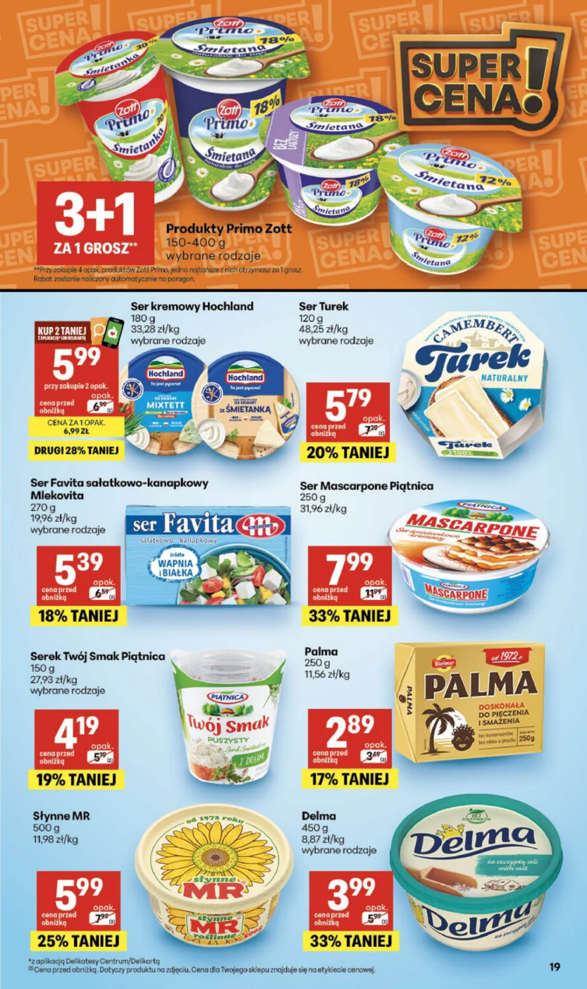 Gazetka promocyjna Delikatesy Centrum str. 19