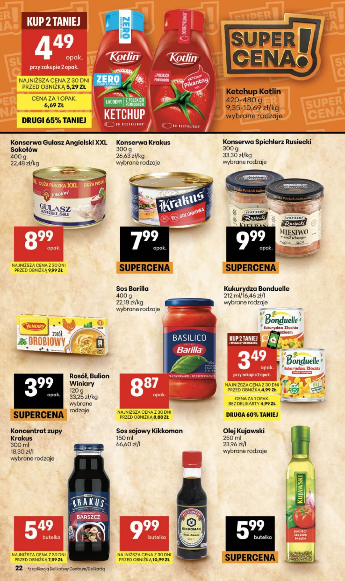 Gazetka promocyjna Delikatesy Centrum str. 22