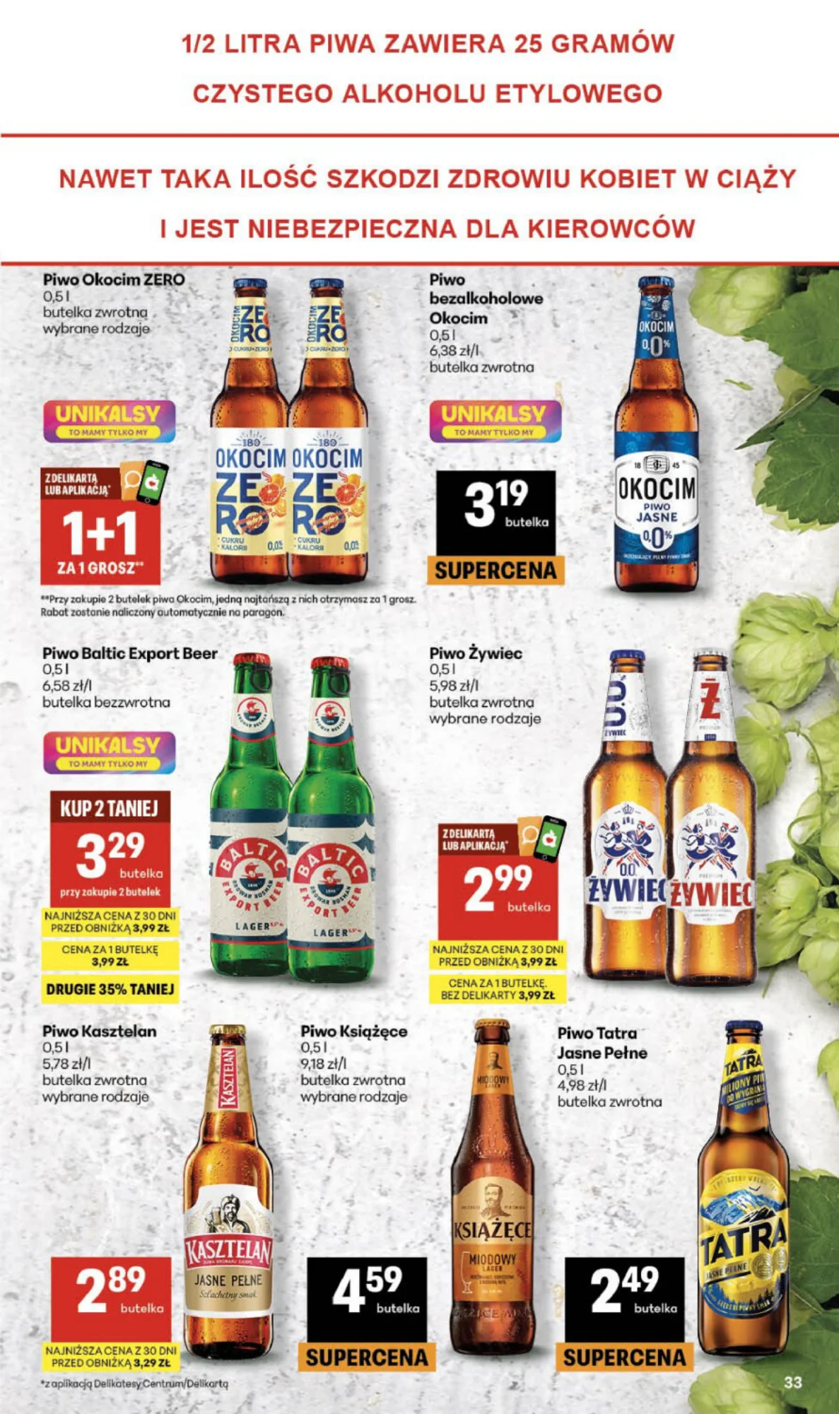 Gazetka promocyjna Delikatesy Centrum str. 33