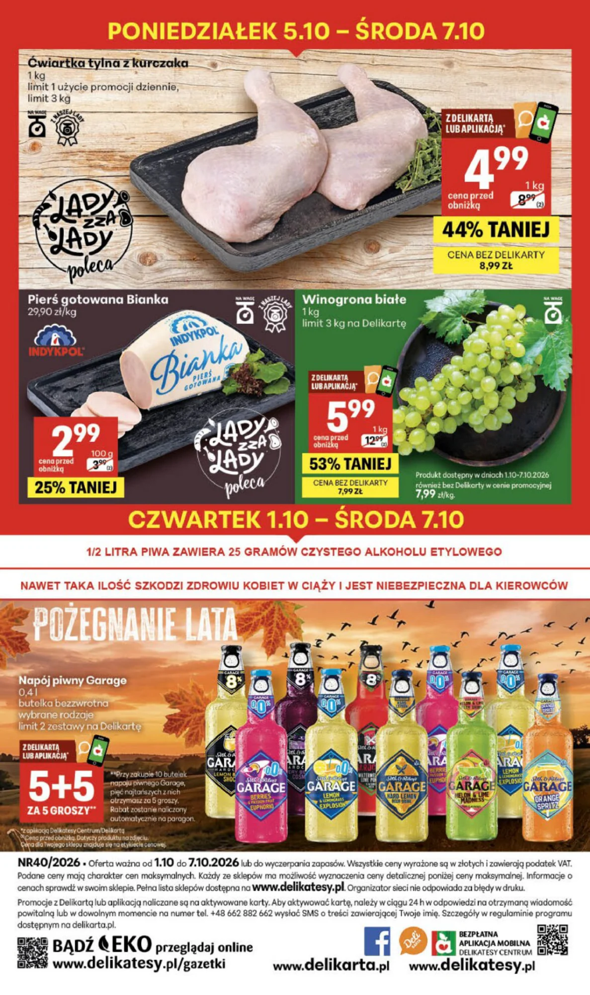 Gazetka promocyjna Delikatesy Centrum str. 40