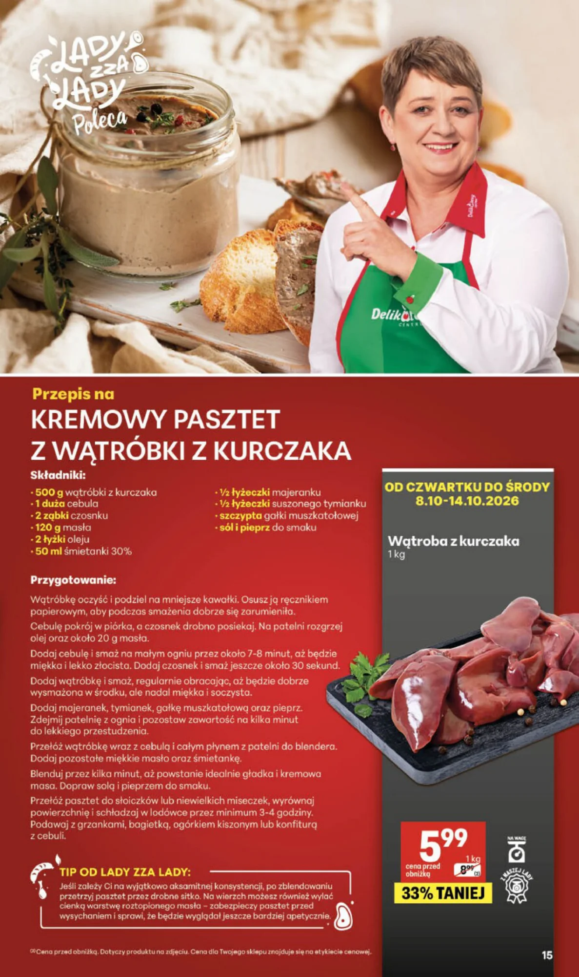 Gazetka promocyjna Delikatesy Centrum str. 15